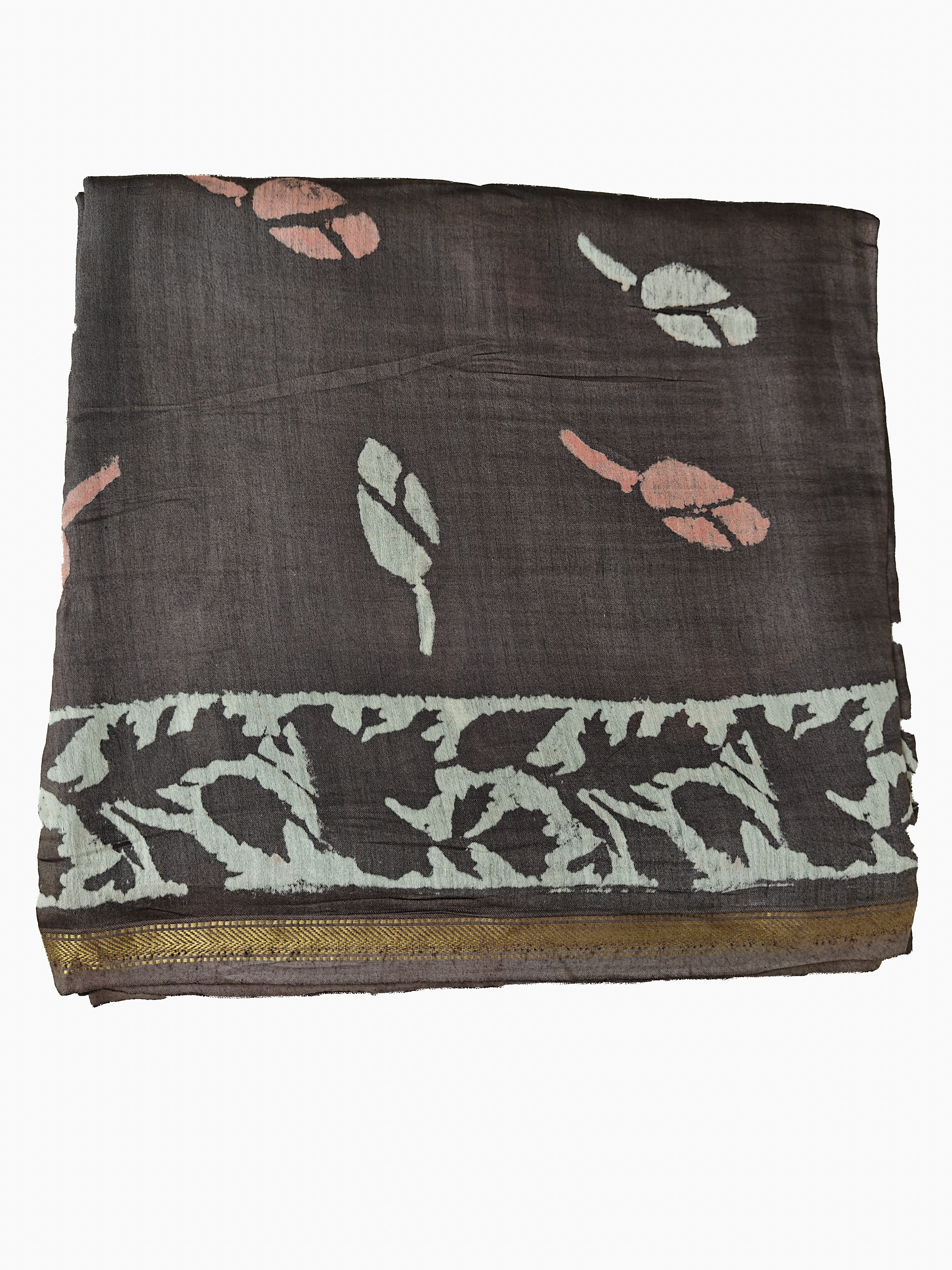 Maheshwari Silk Cotton Dabu Saree THDAB-0007