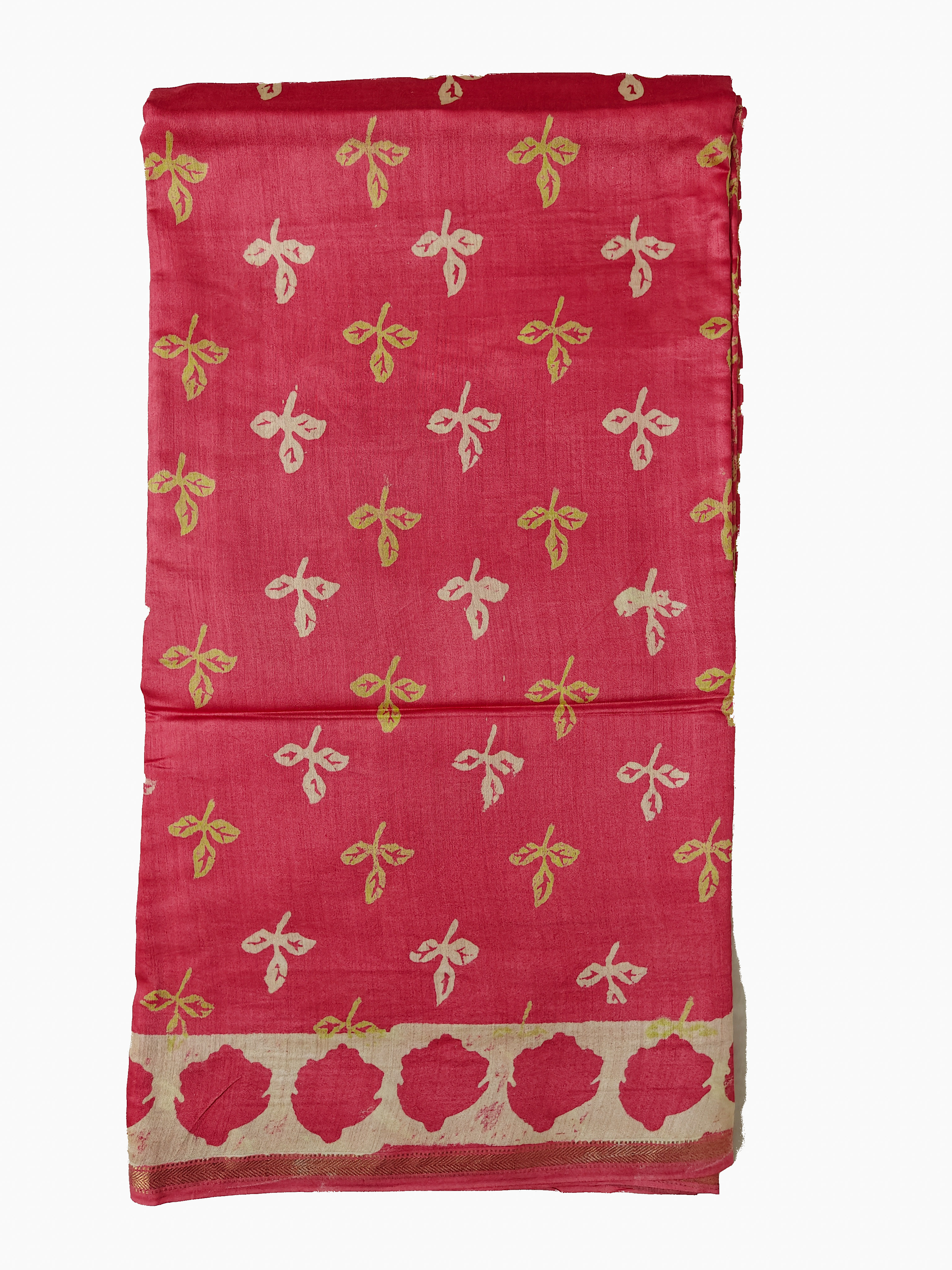 Maheshwari Silk Cotton Dabu Saree THDAB-0006