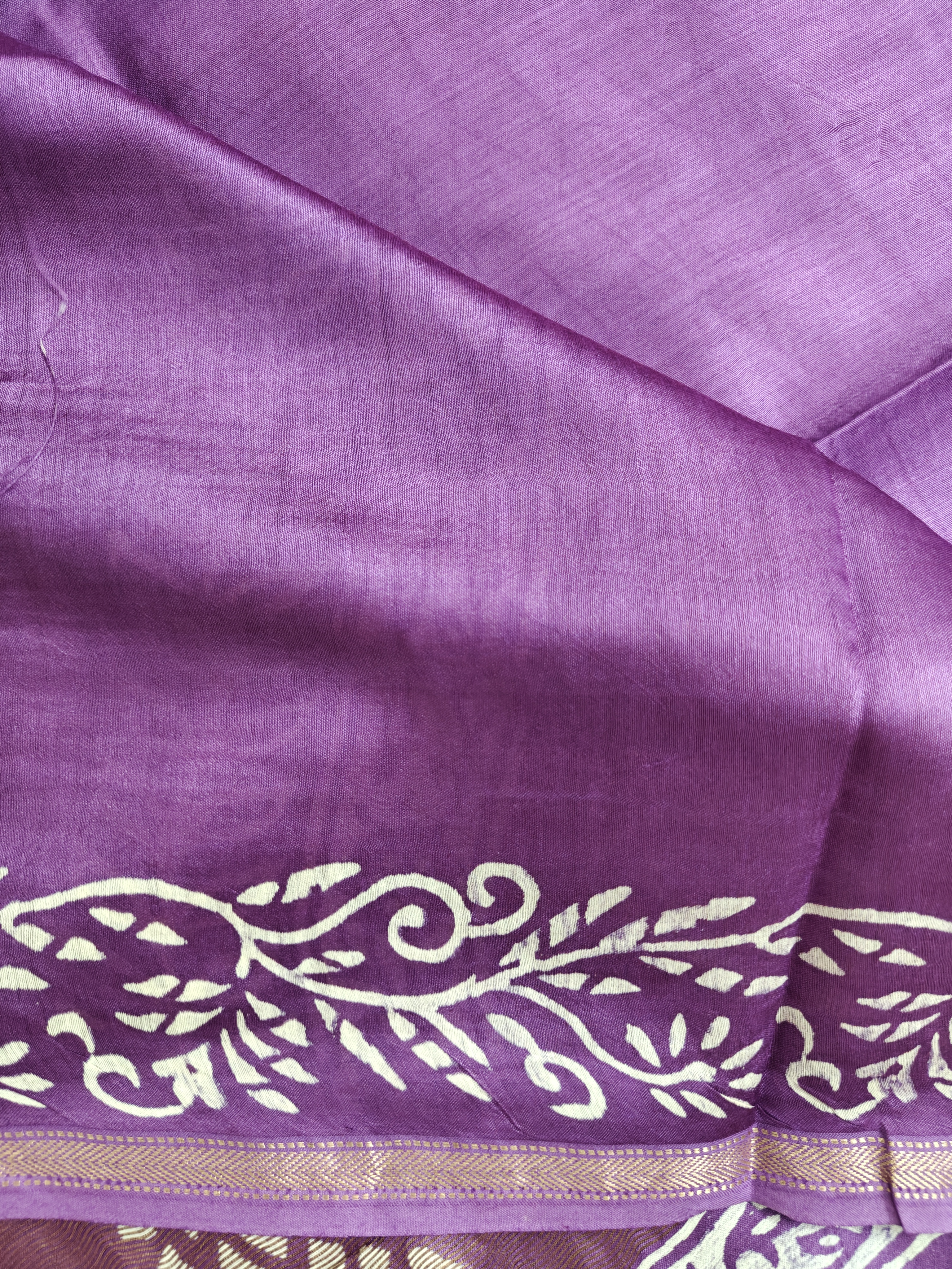 Maheshwari Silk Cotton Dabu Saree THDAB-0002