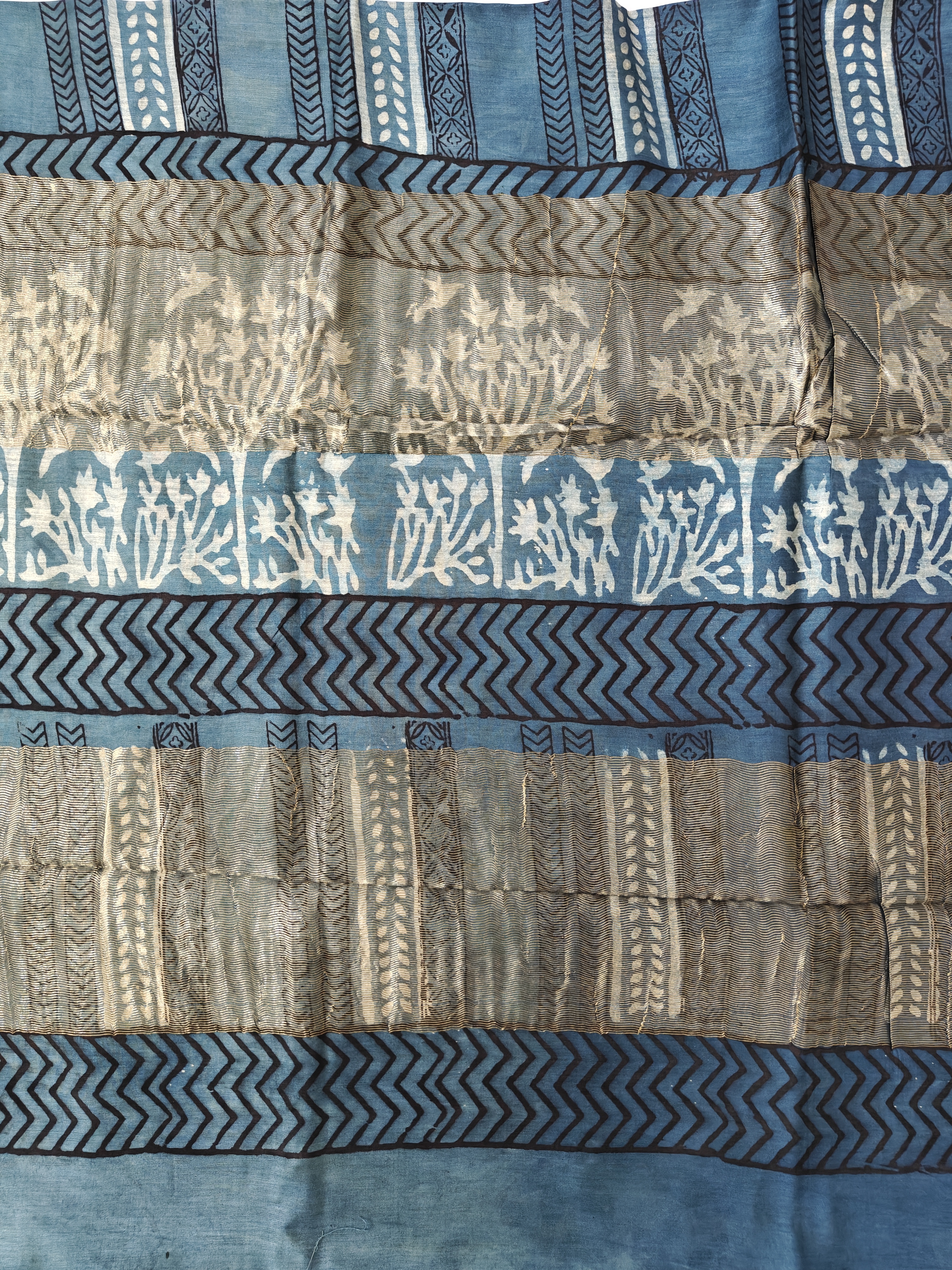 Maheshwari Silk Cotton Vanaspati Saree THVNP-0002