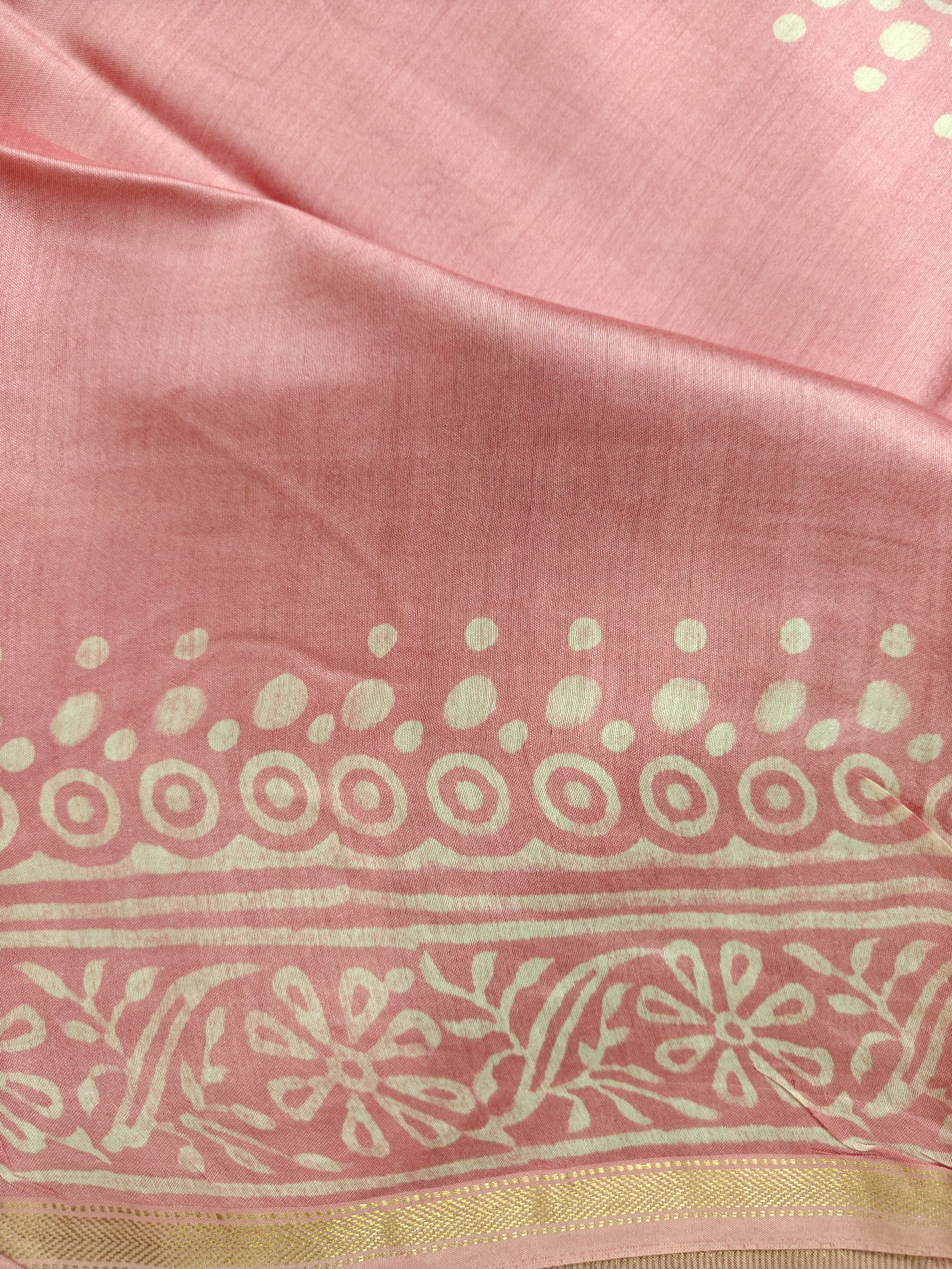 Maheshwari Silk Cotton Dabu Saree THDAB-0004