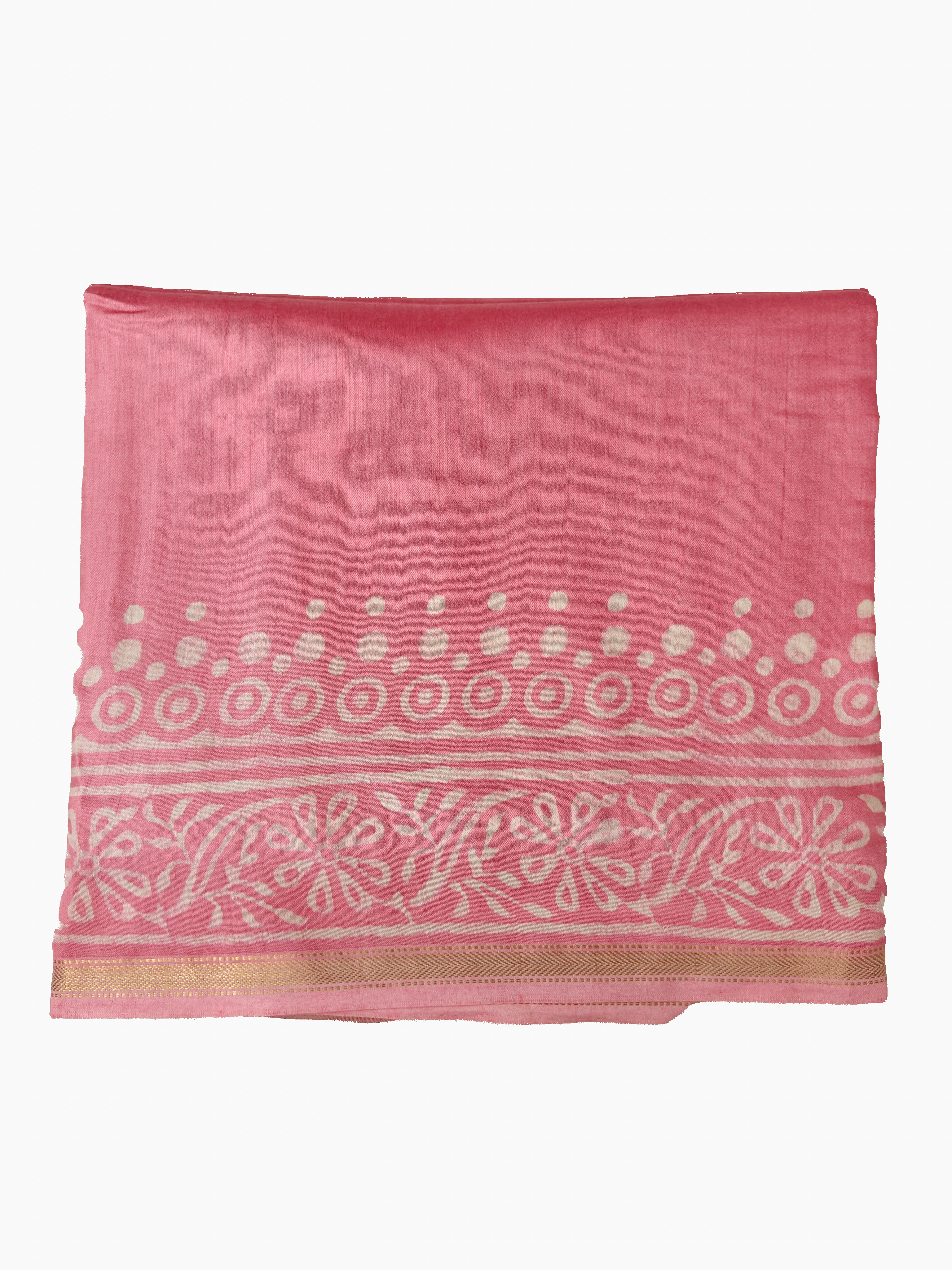 Maheshwari Silk Cotton Dabu Saree THDAB-0004