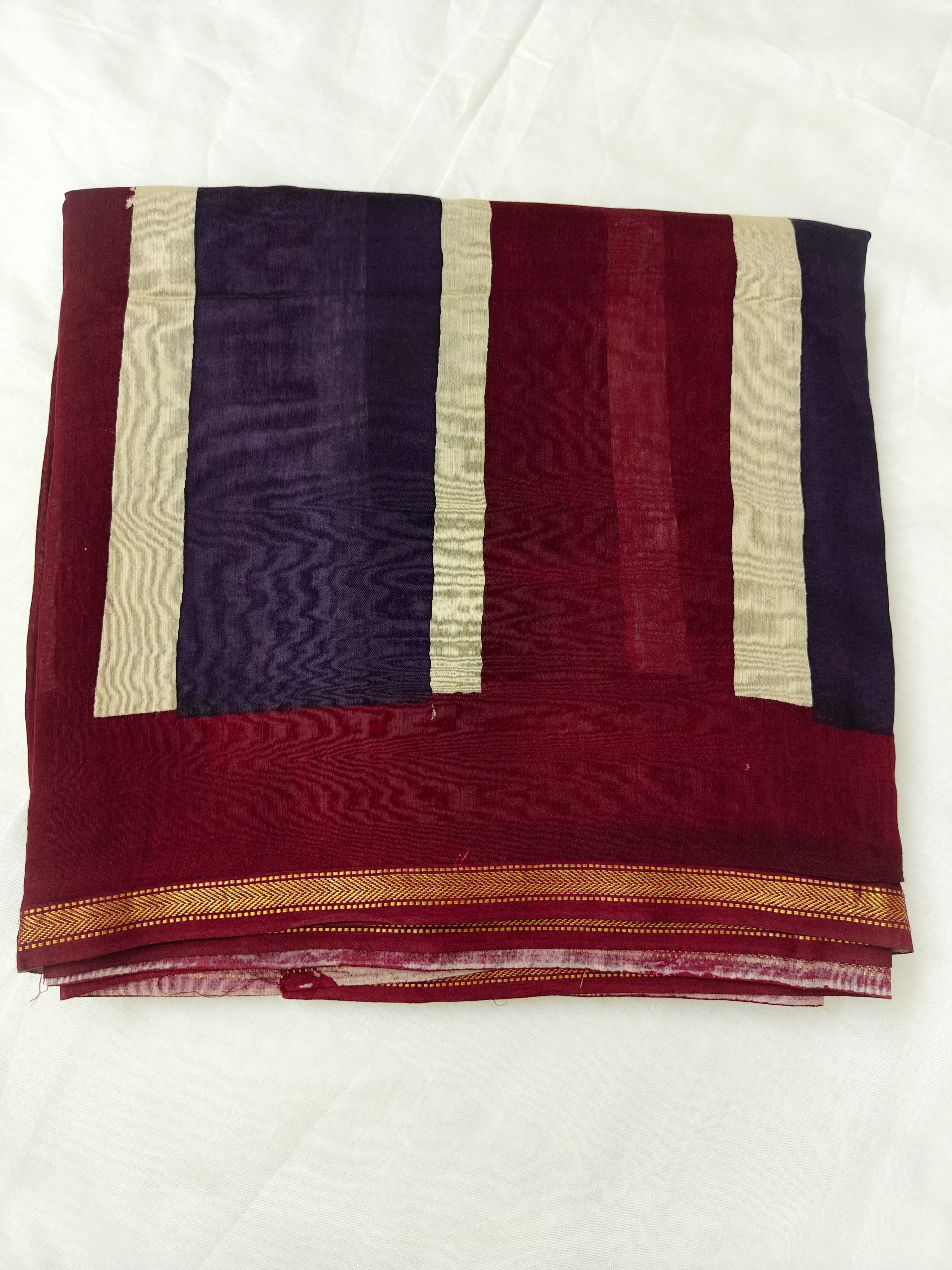 Maheshwari Silk Cotton Bagh Print Saree THBGH-0003