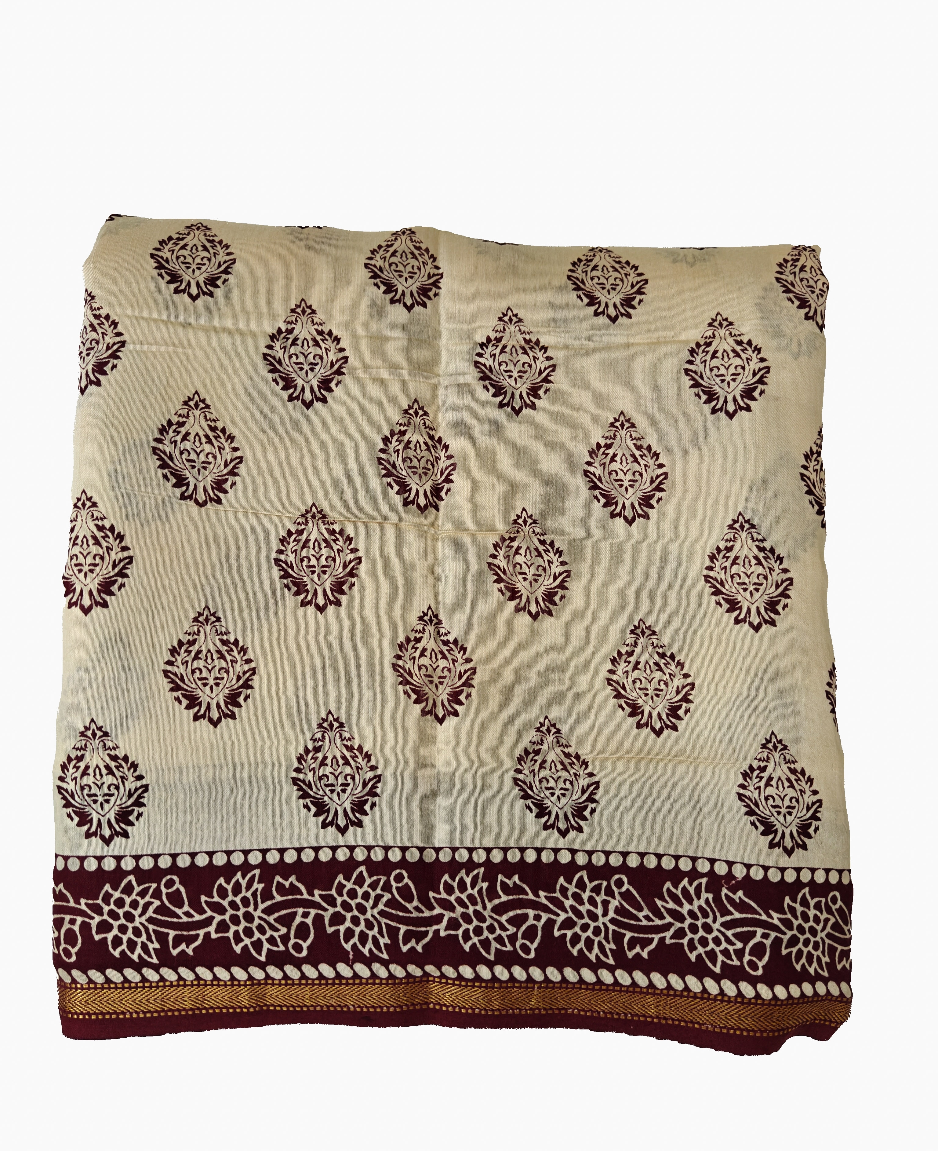 Maheshwari Silk Cotton Bagh Print Saree THBGH-0001