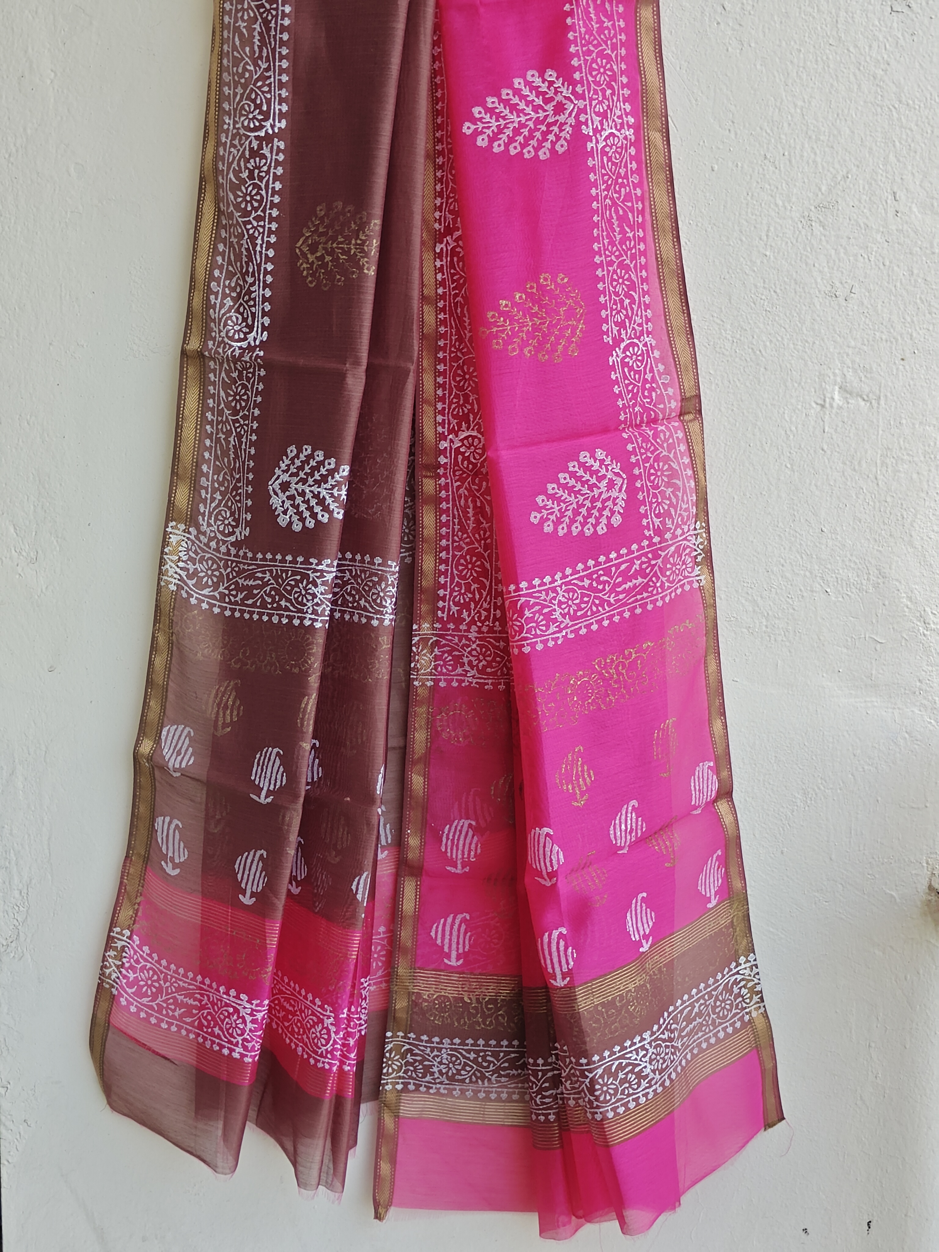 Maheshwari Silk Cotton Dupatta THDUP0001