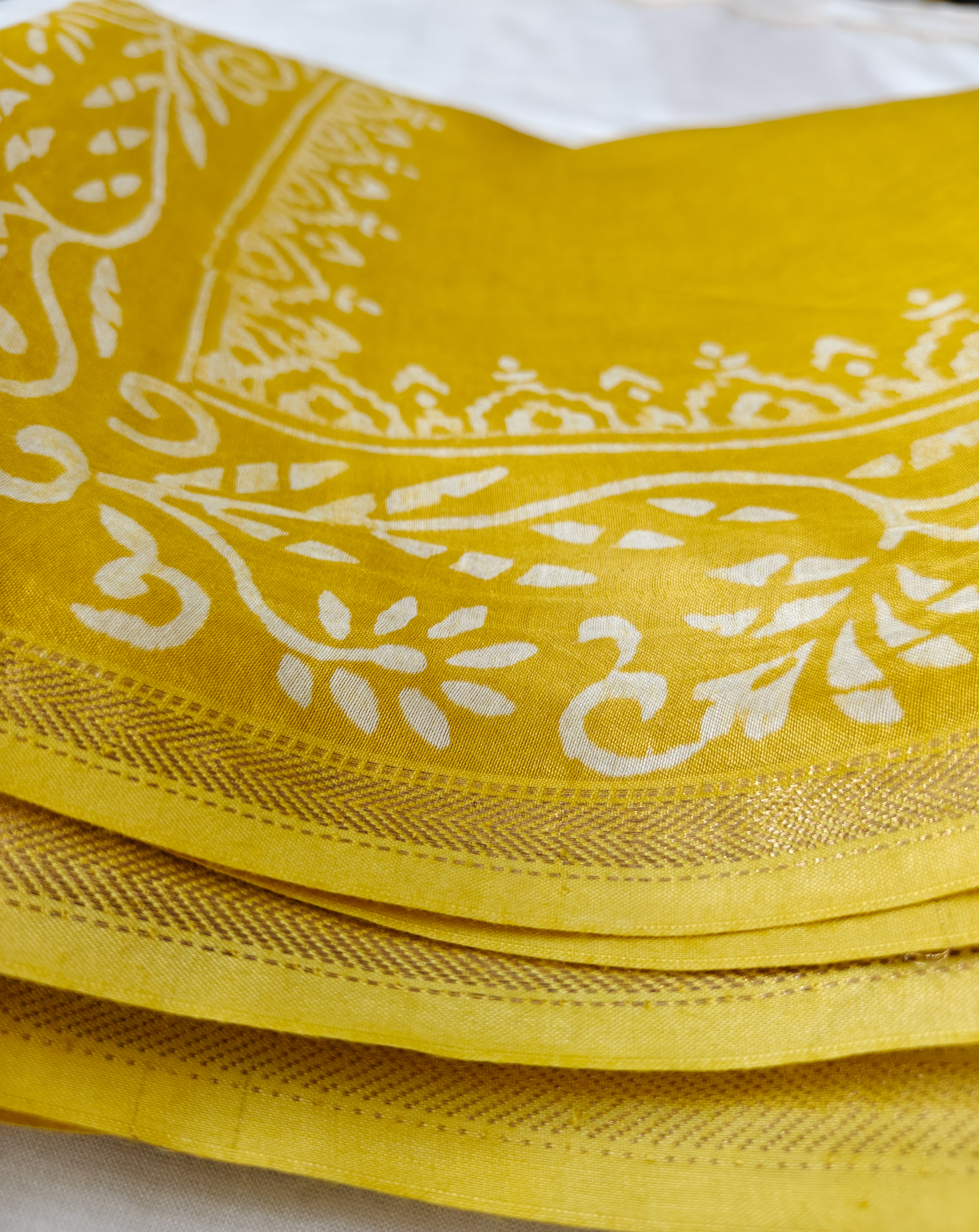 Maheshwari Silk Cotton Dabu Saree THDAB-0005