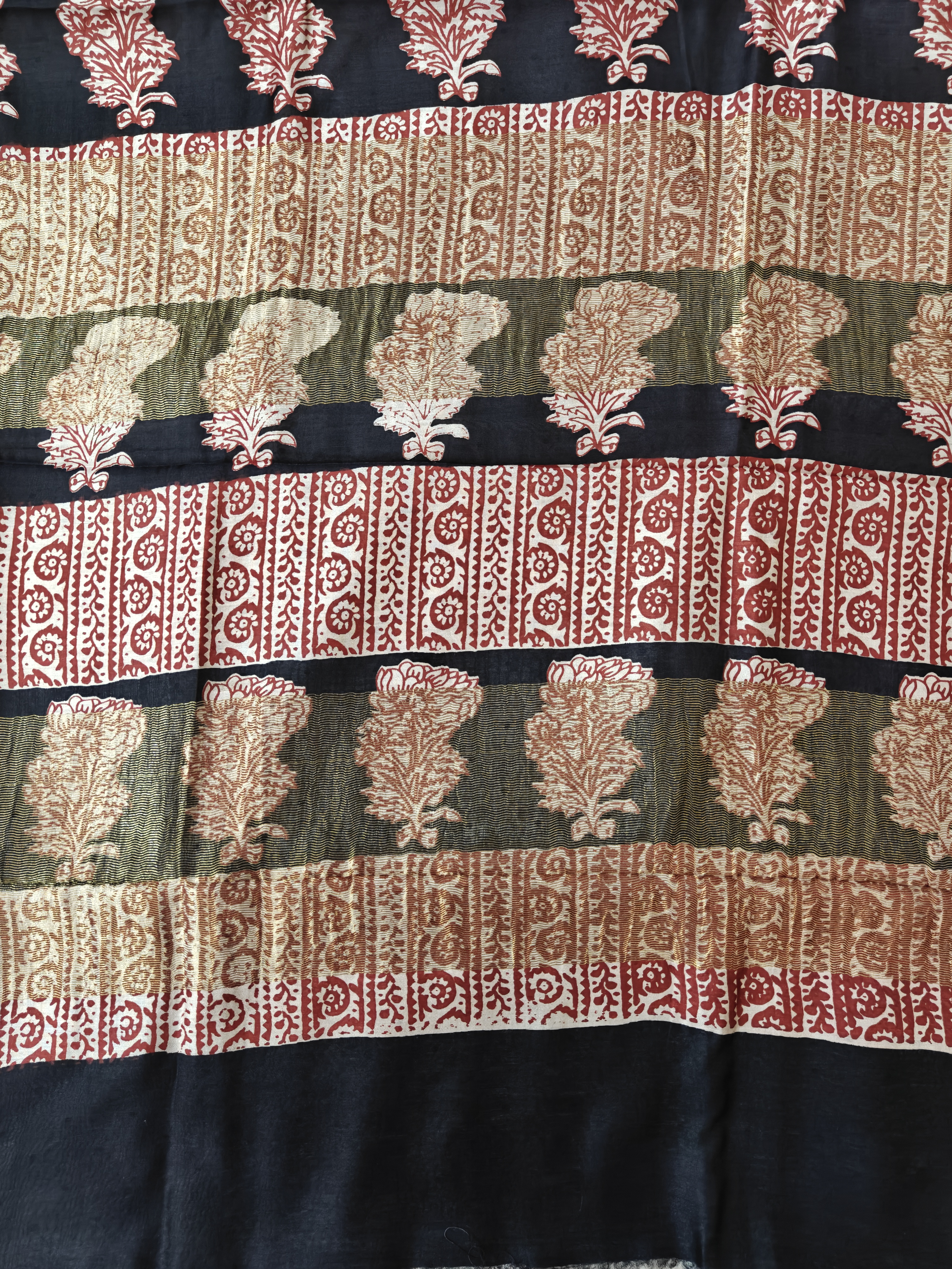 Maheshwari Silk Cotton Bagh Print Saree THBGH-0002