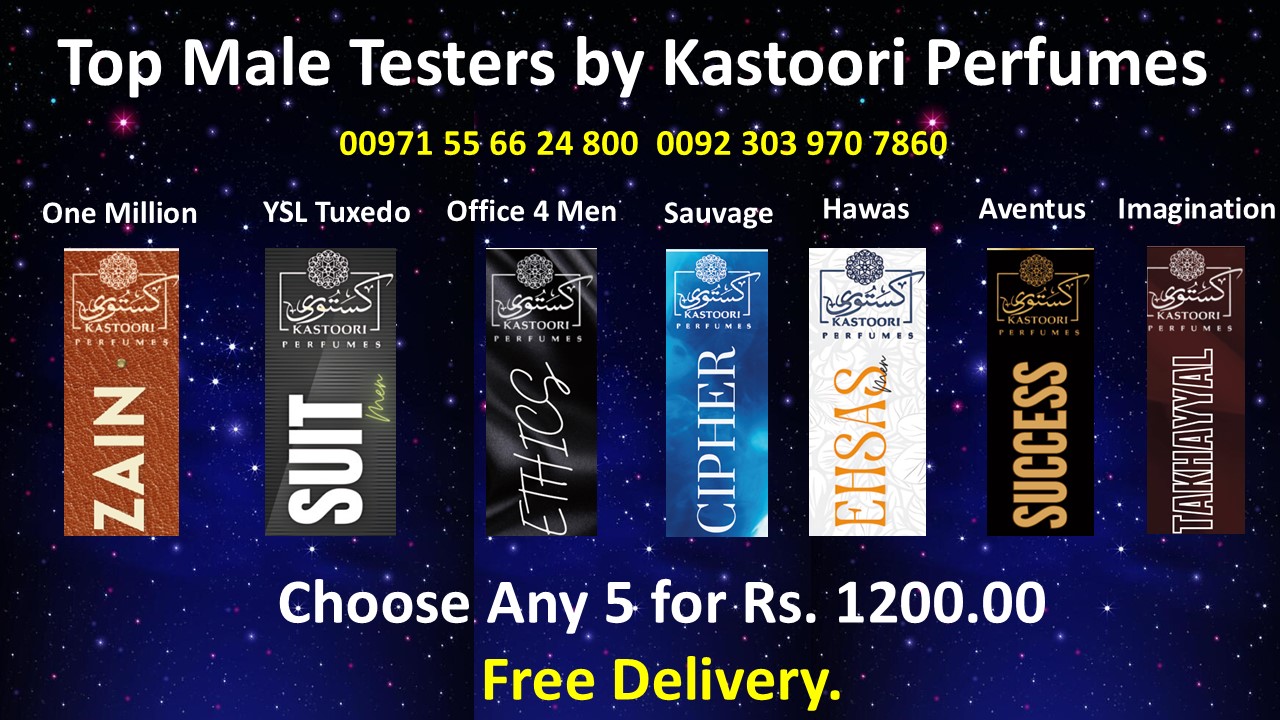 Top 5 Male Perfume Testers