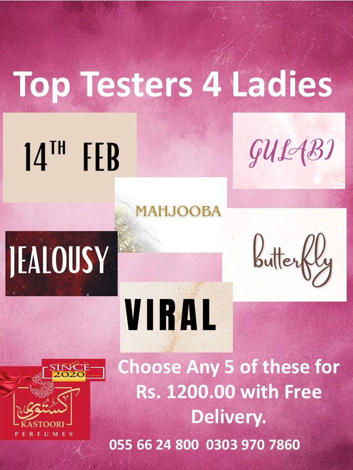 Top Testers 4 Ladies Perfume Set