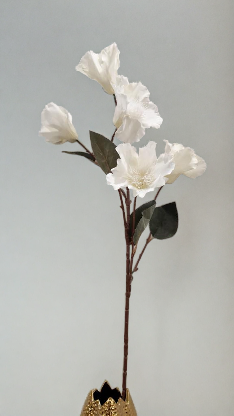 عرق زهور لون ابيض