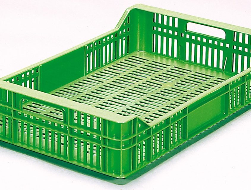 Caisse en plastique ajourée