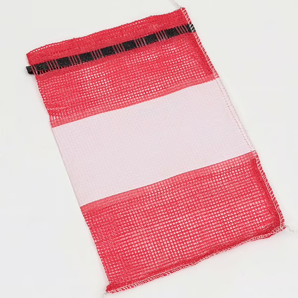 Sac en filet rouge