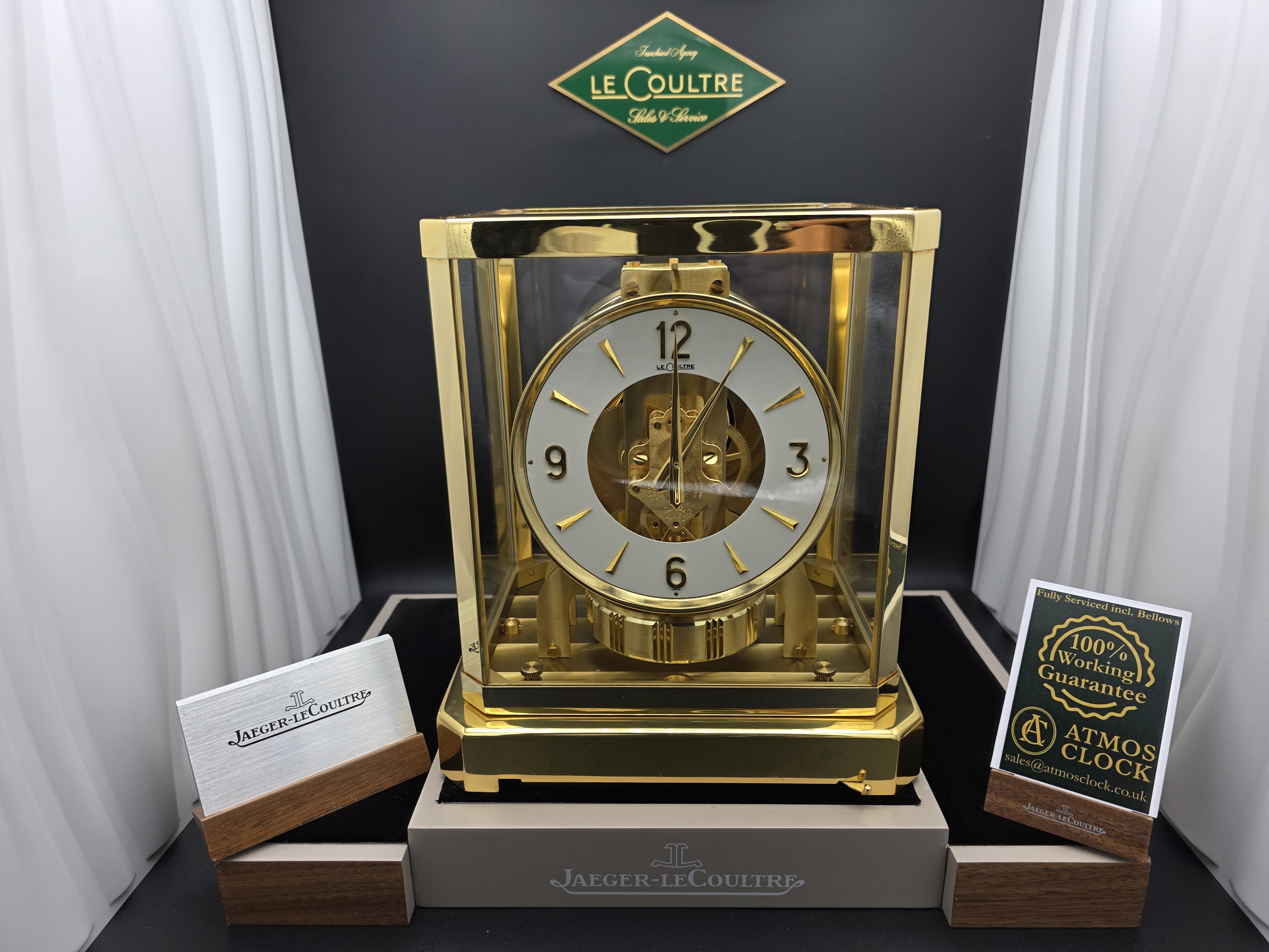 1962 Atmos Clock 528-6 sn-175536