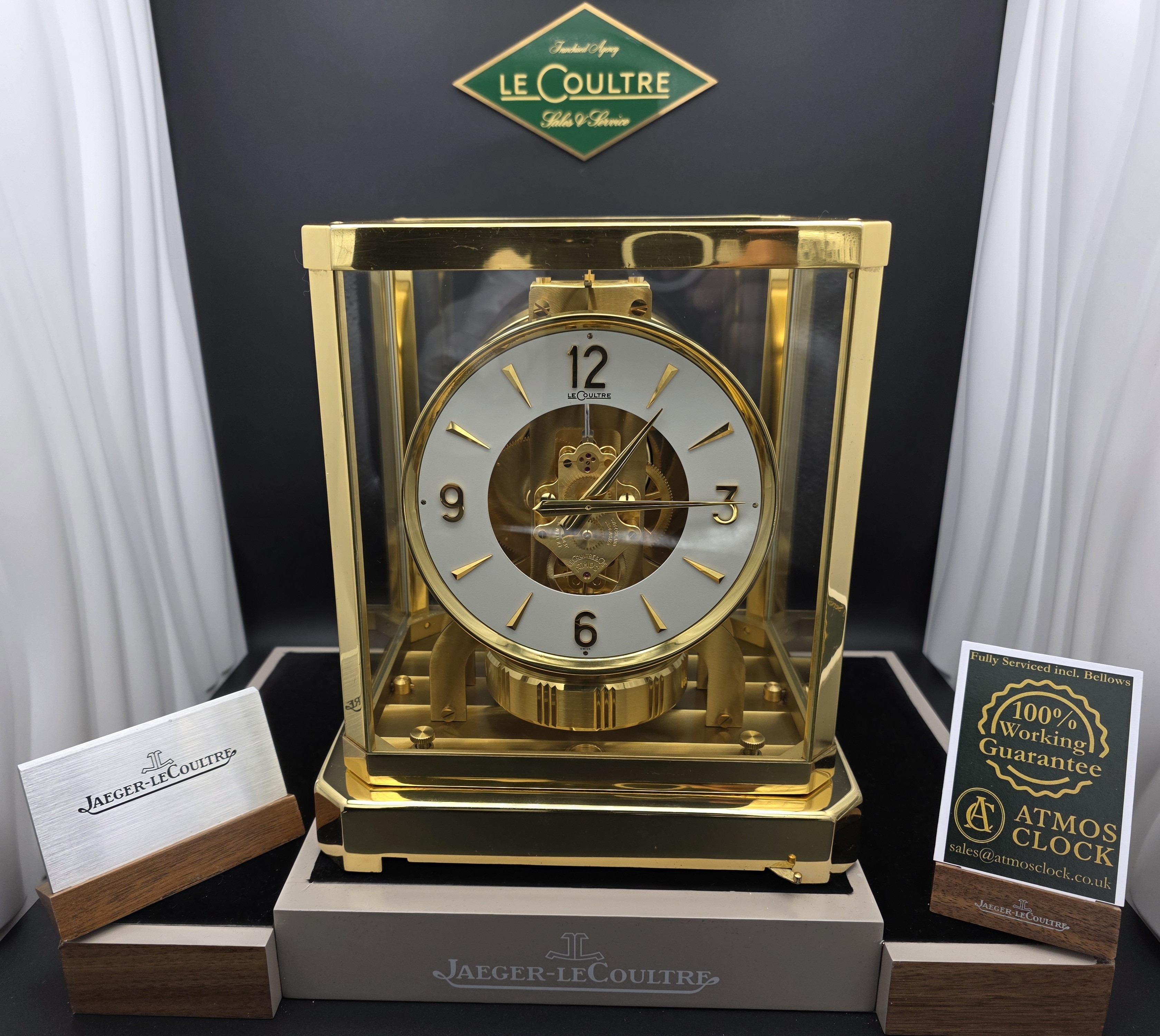 1963 Atmos Clock 528-6 sn-184527