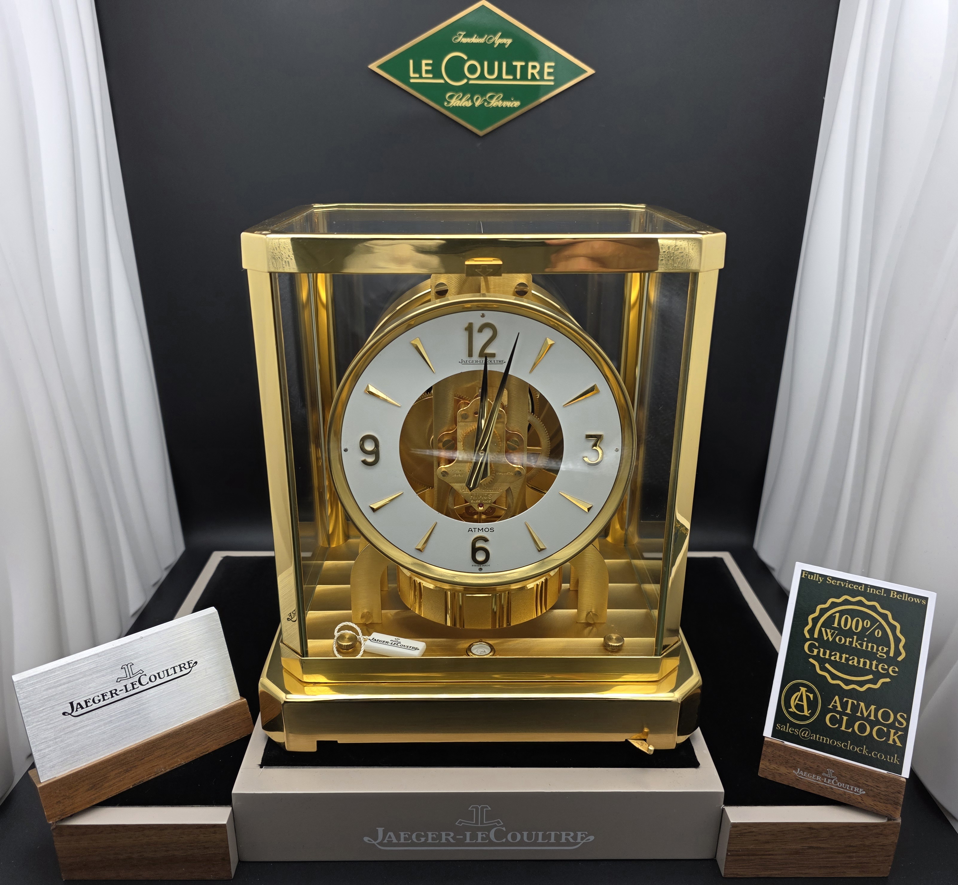 1977 Atmos Clock 528-8 sn-459548