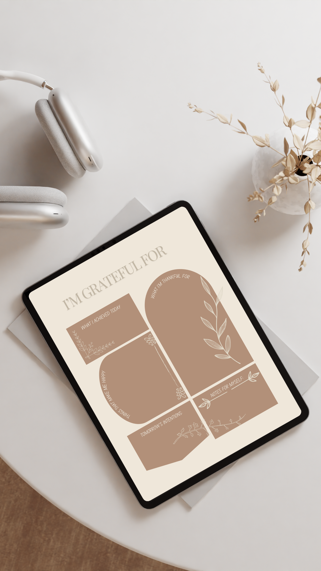 Self-care and Organization Bundle | Daily Planner + Gratitude + Budget + Meal prep