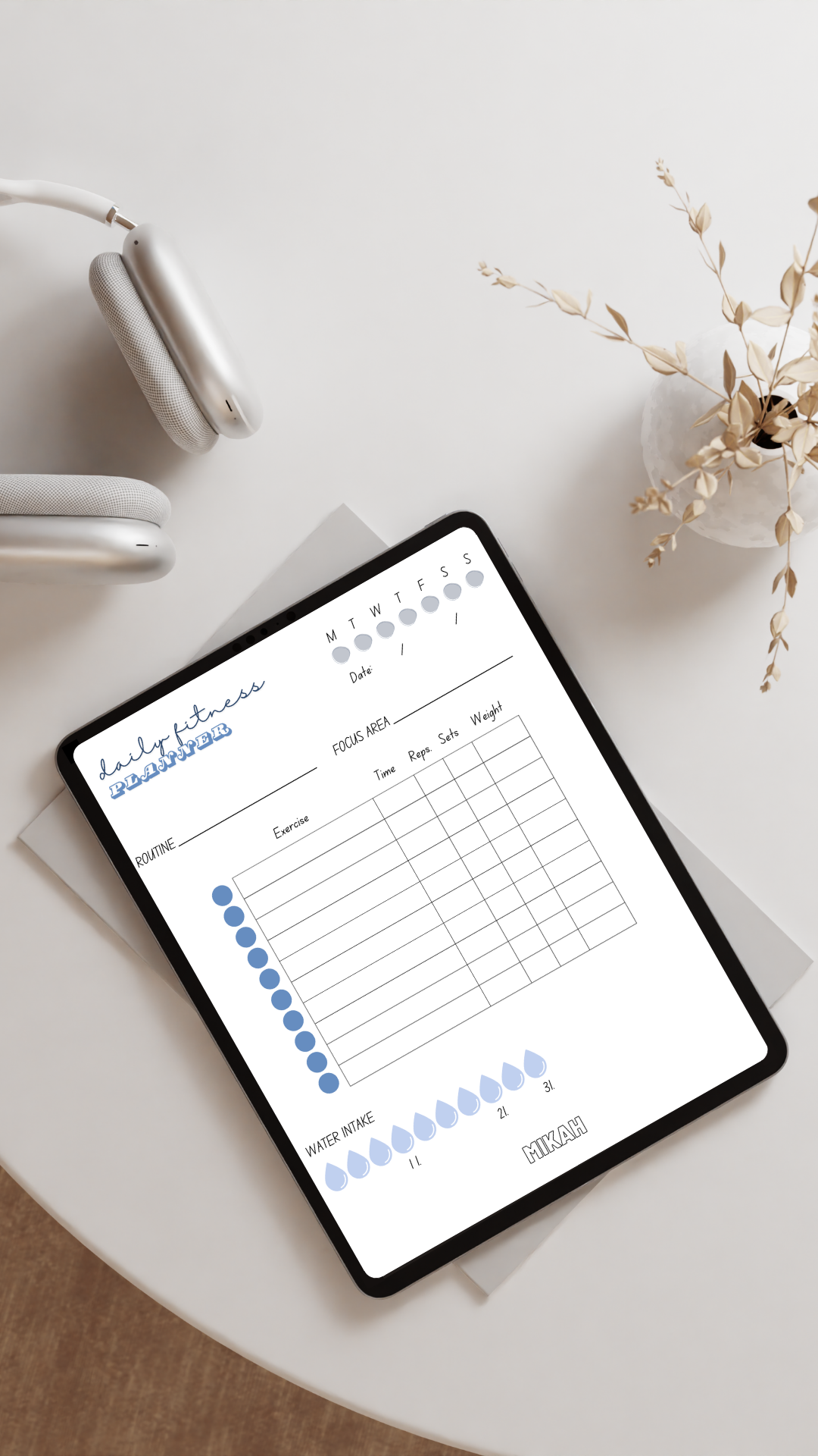 Daily Fitness Planner