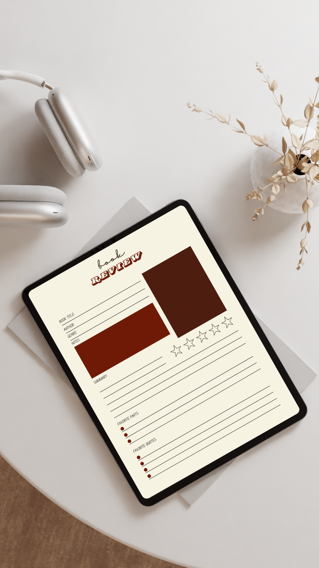 Mindful Reader Bundle | Book Journal + Notebook + Gratitude Pages