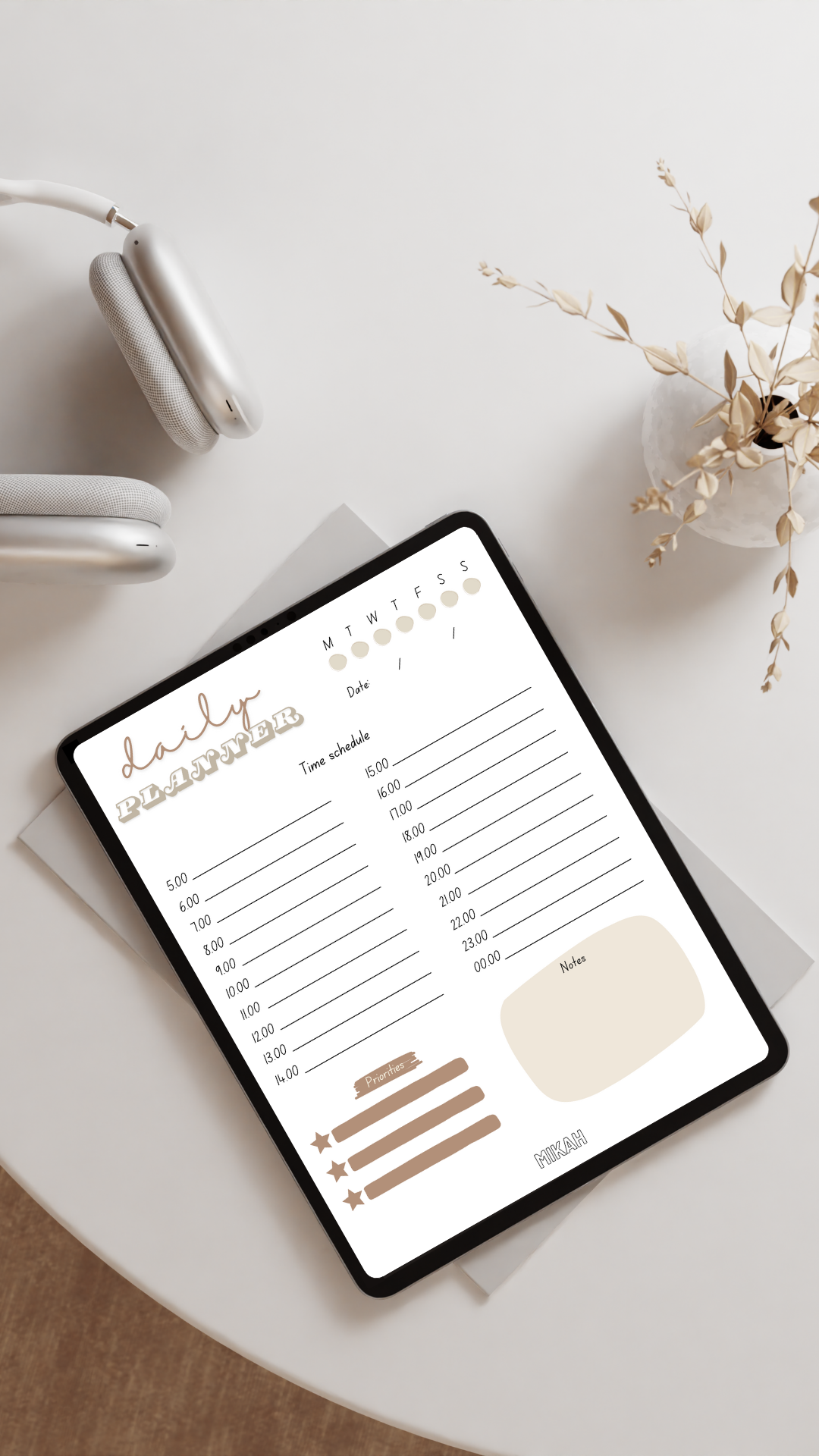 Student Planner Pack | Class Schedule + Daily Planner + Budget Tracker + Notebook