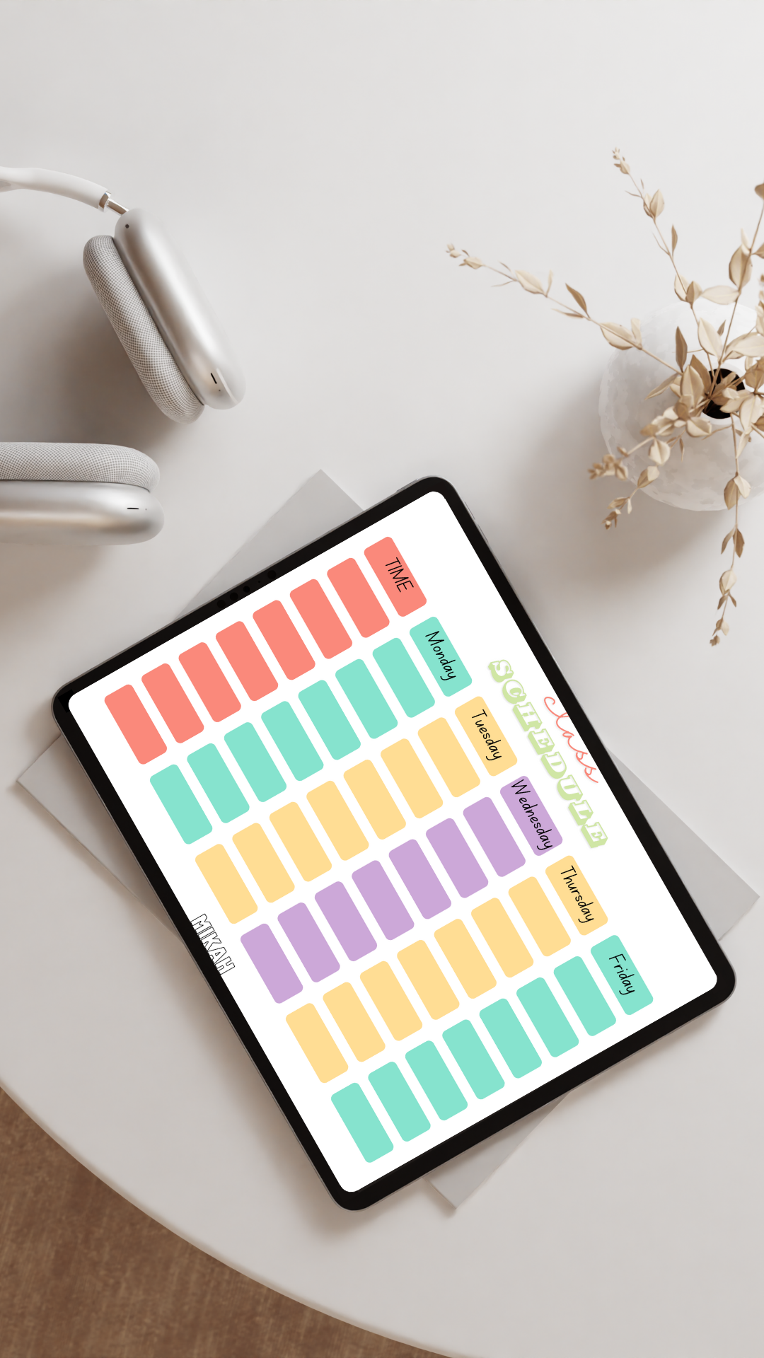 Student Planner Pack | Class Schedule + Daily Planner + Budget Tracker + Notebook
