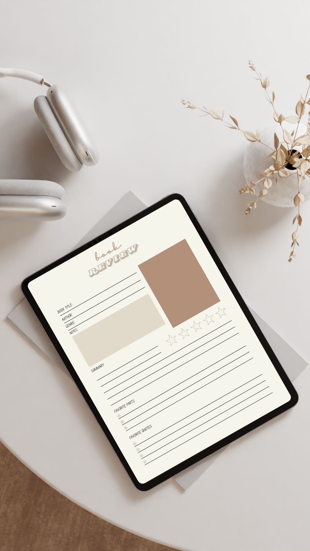 Mindful Reader Bundle | Book Journal + Notebook + Gratitude Pages