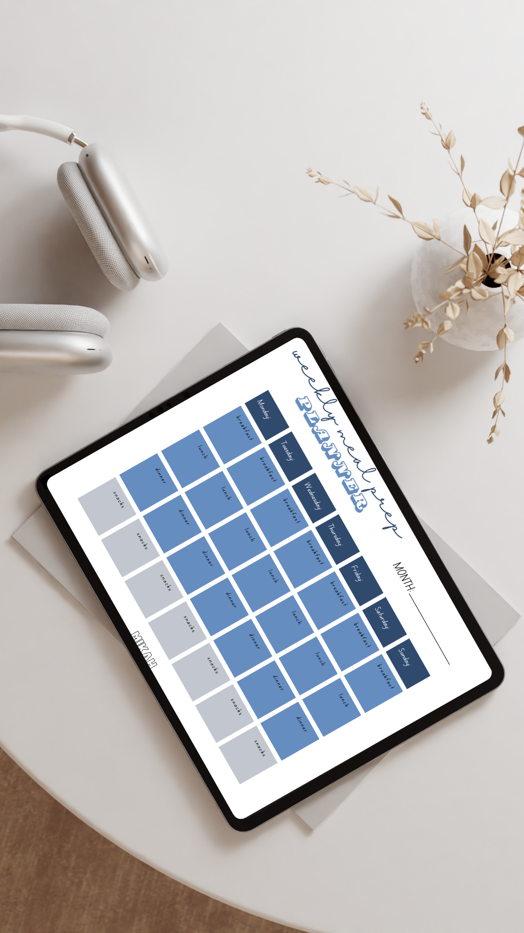 Fitness and Wellness Bundle | Workout Planner + Meal Plan + Gratitude Journal