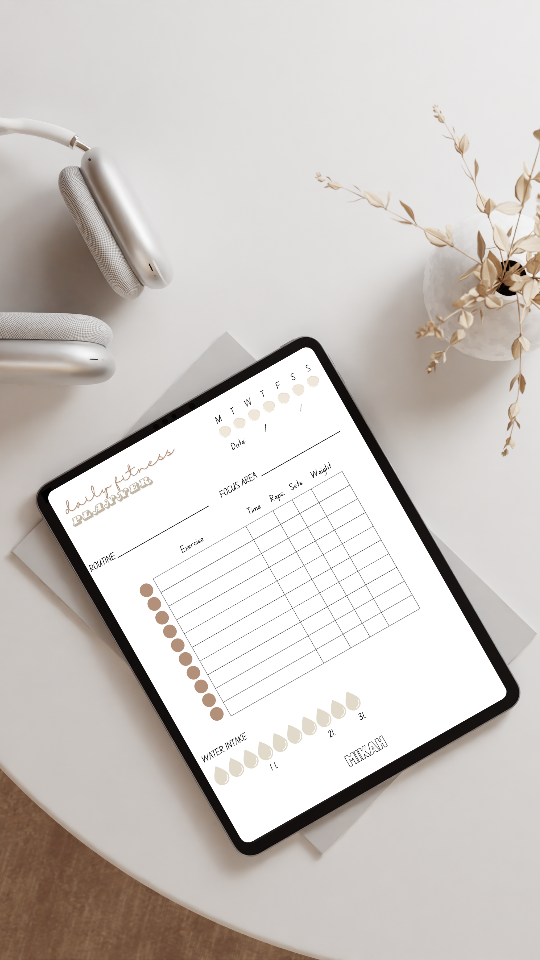 Daily Fitness Planner
