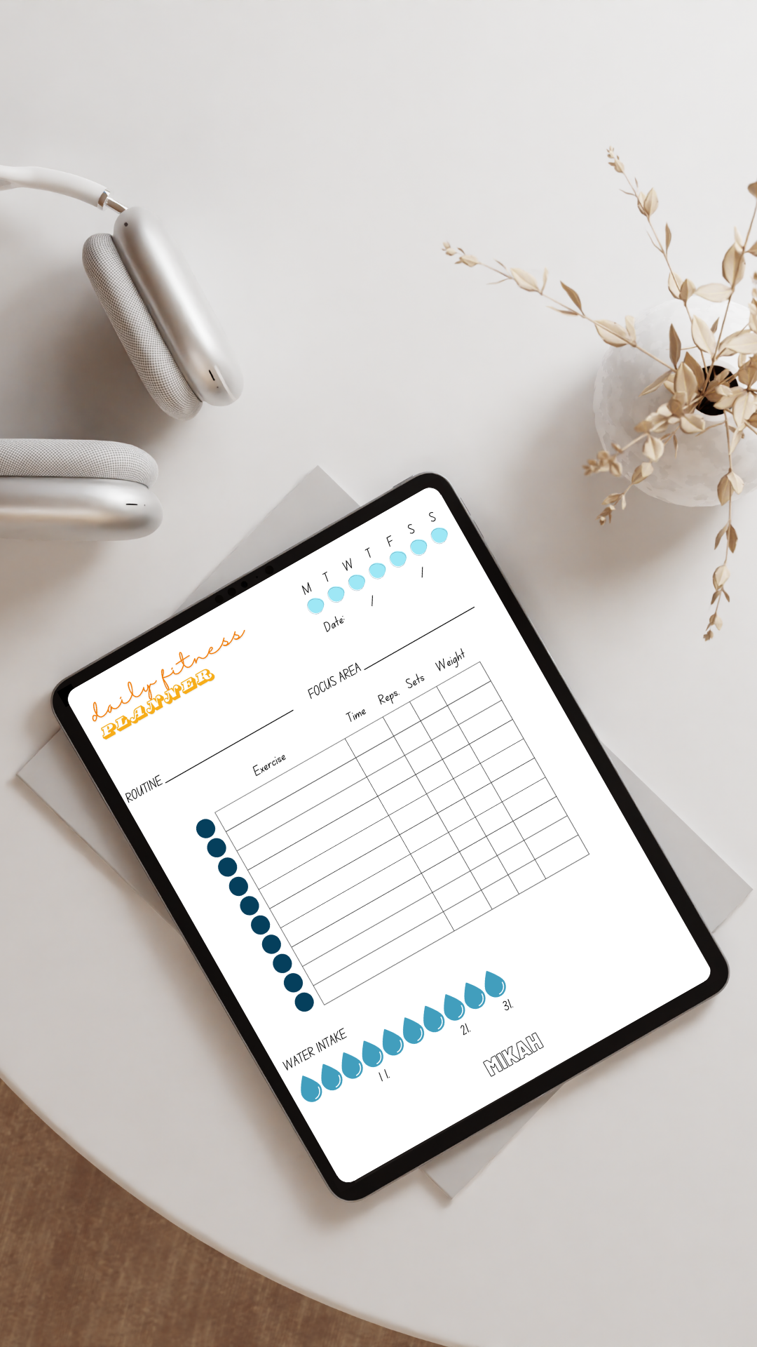 Daily Fitness Planner