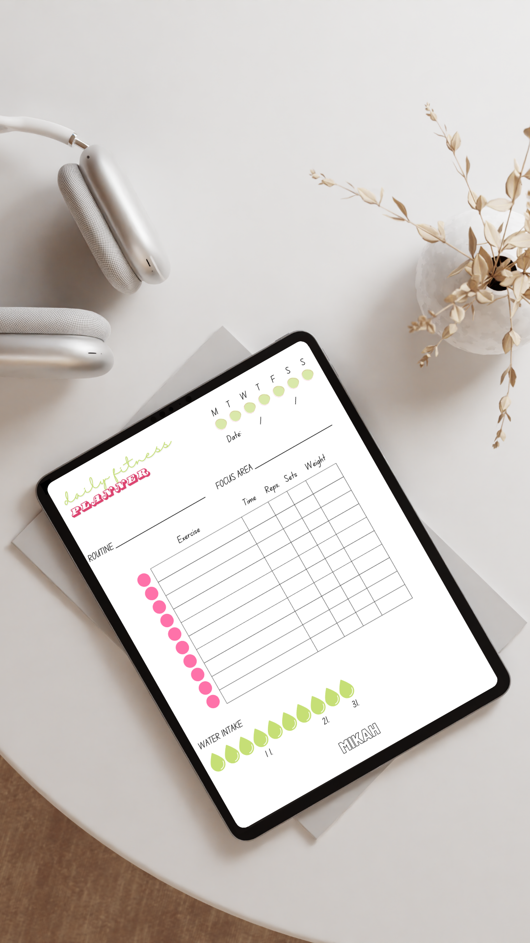 Daily Fitness Planner