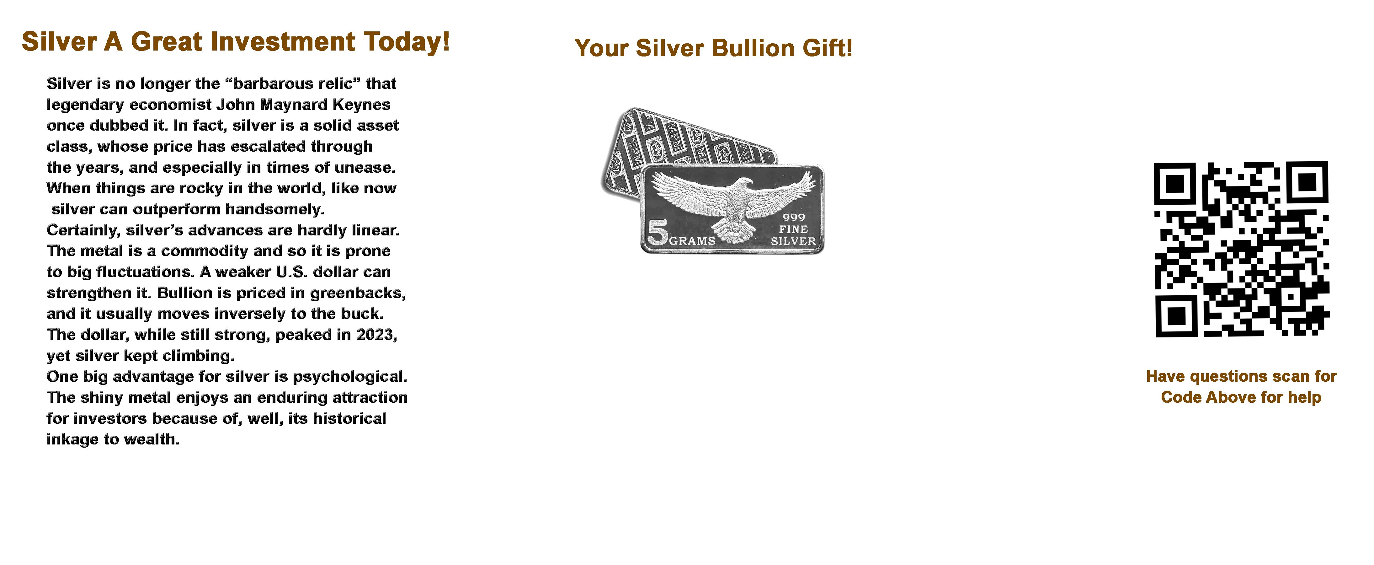 USA Silver Pack - Christmas Edition Minimun 10 Packs