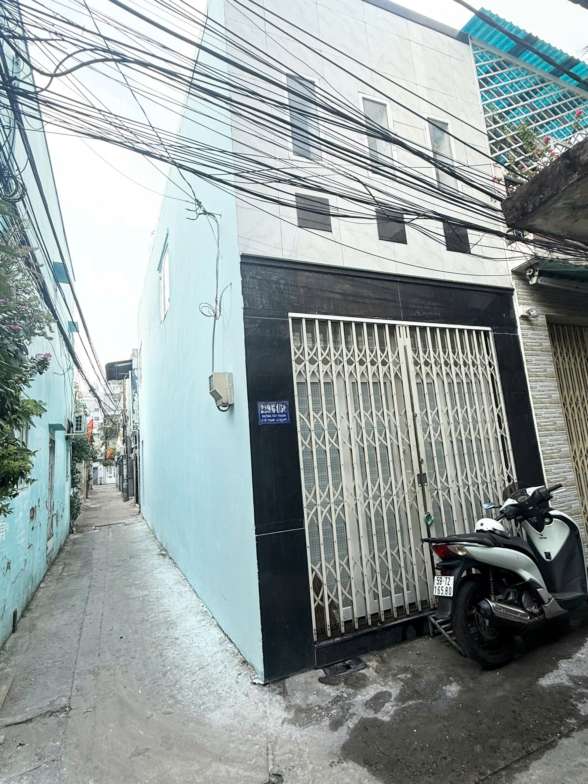 Bán nhà góc 2 mặt tiền hẻm 229 Tây Thạnh, Quận Tân Phú – 1 trệt 1 lầu – gần Aeon Mall Tân Phú – giá tốt