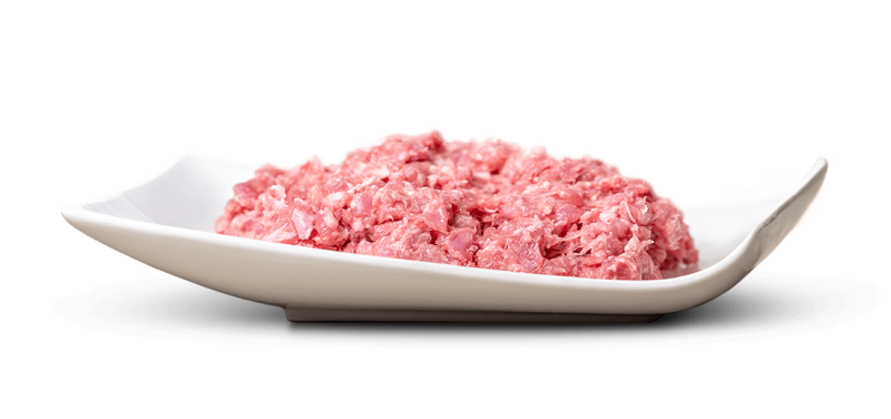 Coniglio macinato con ossa 500g.