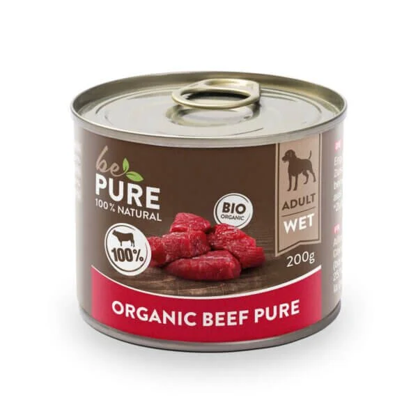 Manzo biologico per cani 200g.