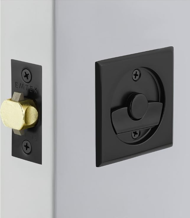 Cerrojo de privacidad negro