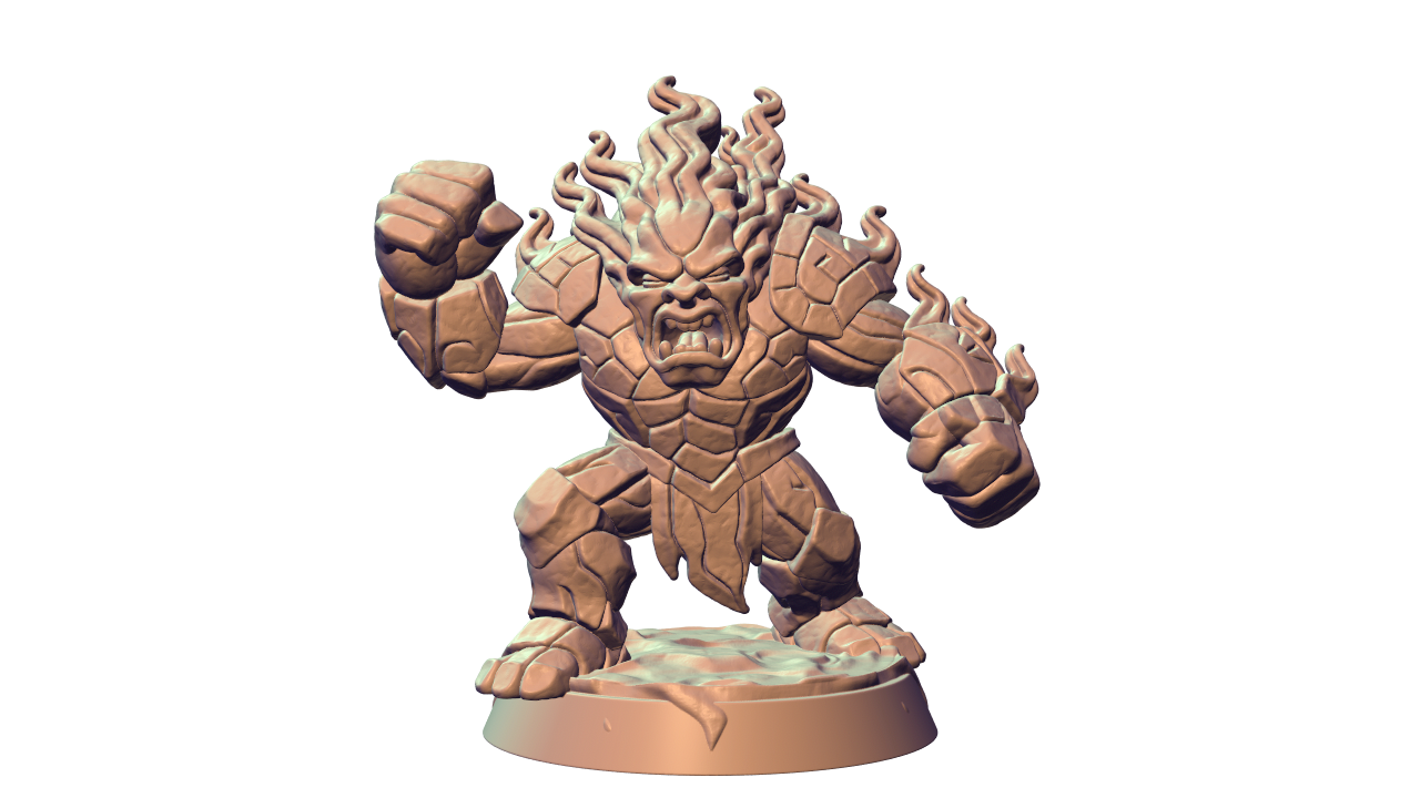  Feuergolems – Set (5 Miniaturen)