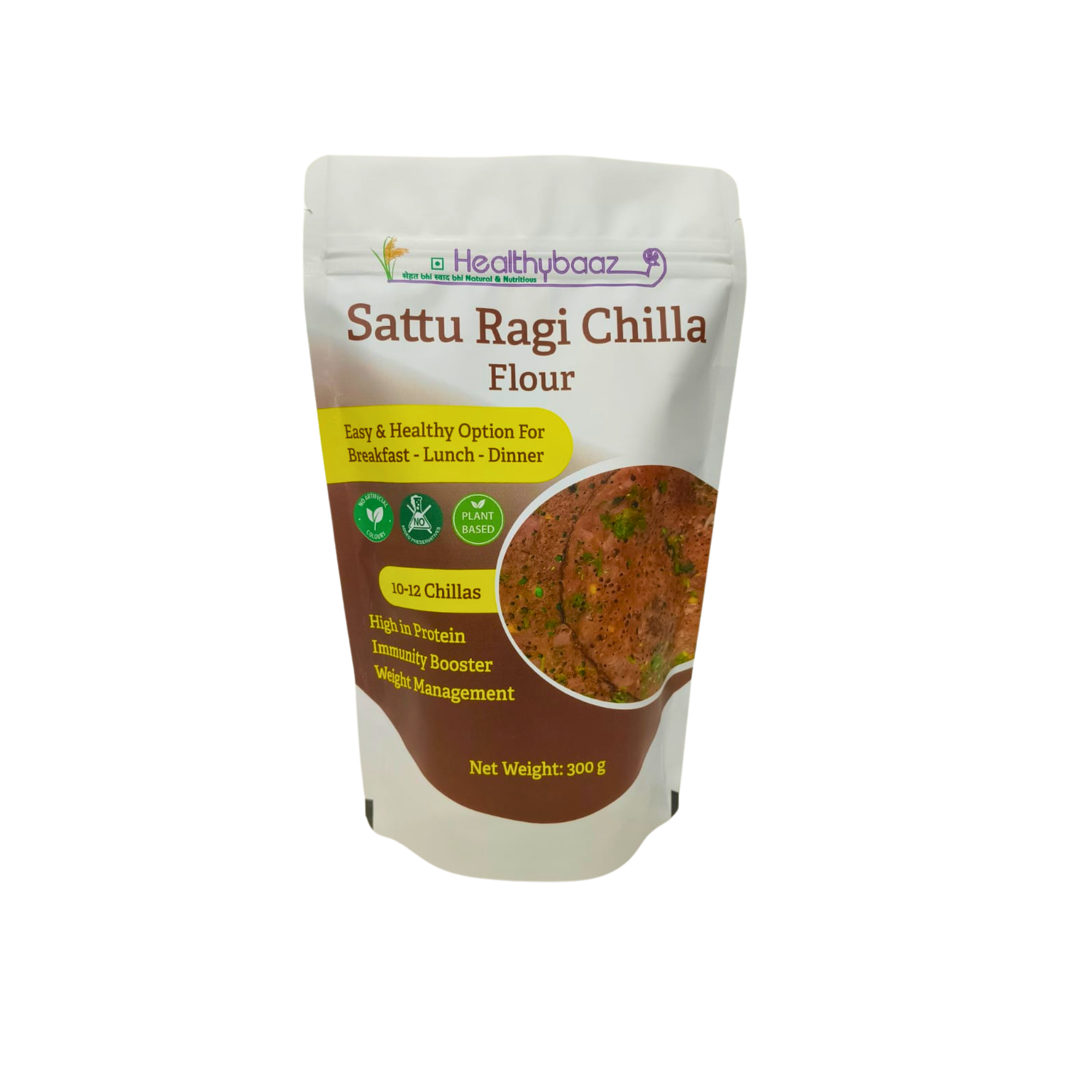 Sattu Ragi Chilla Flour