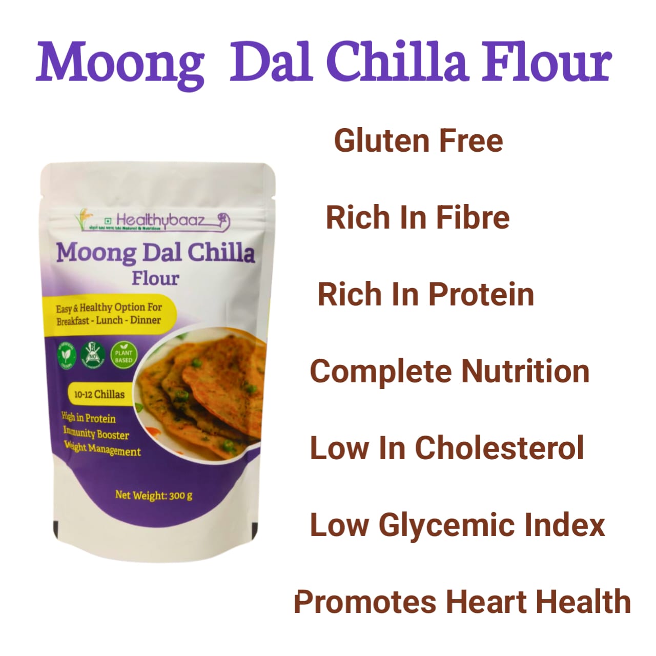 Moong Dal Chilla Flour
