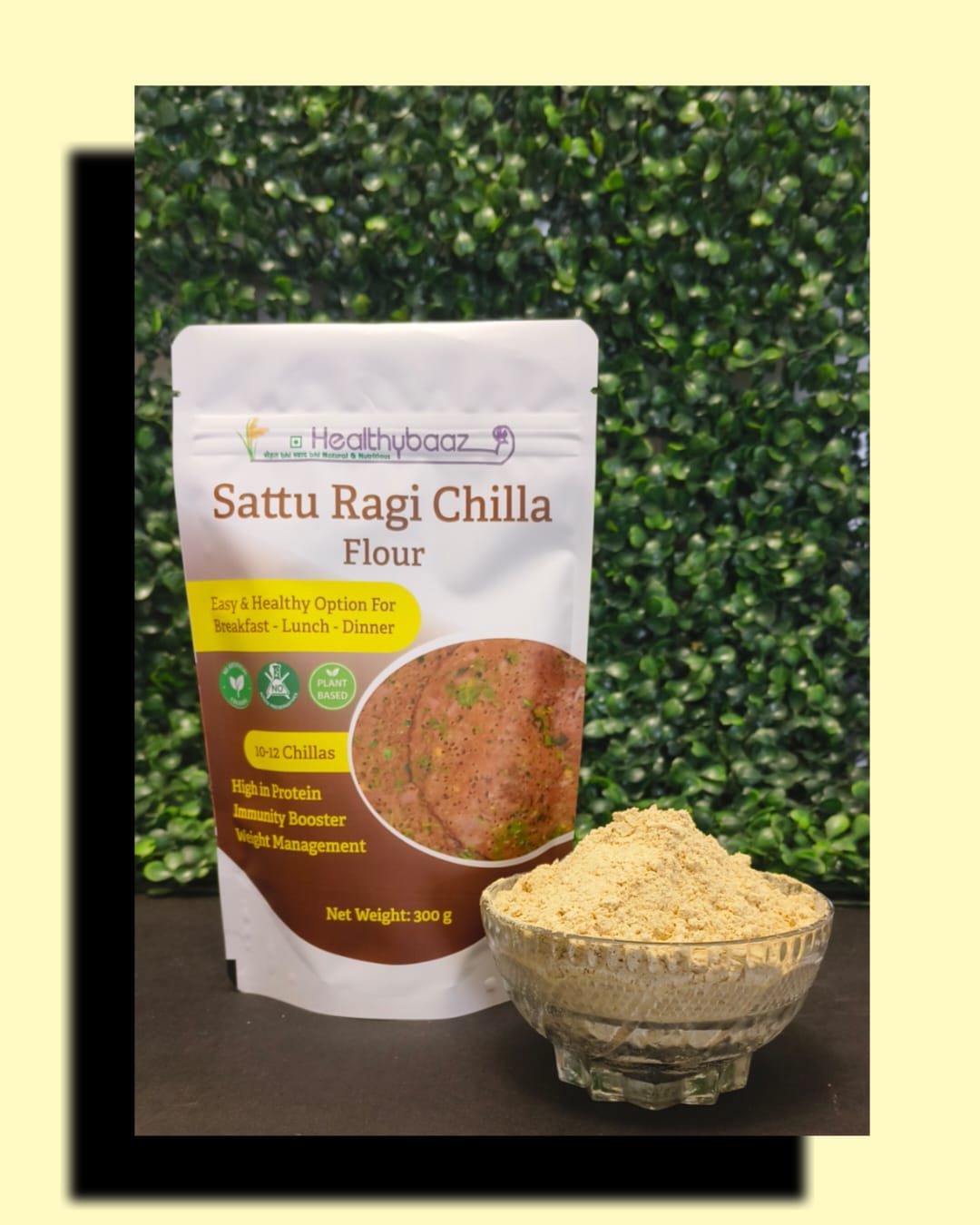 Sattu Ragi Chilla Flour