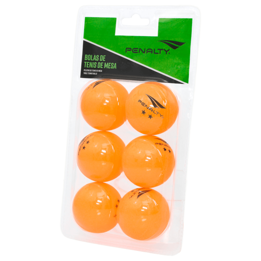 Kit 6 Bolas De Tenis De Mesa Penalty (ping Pong)