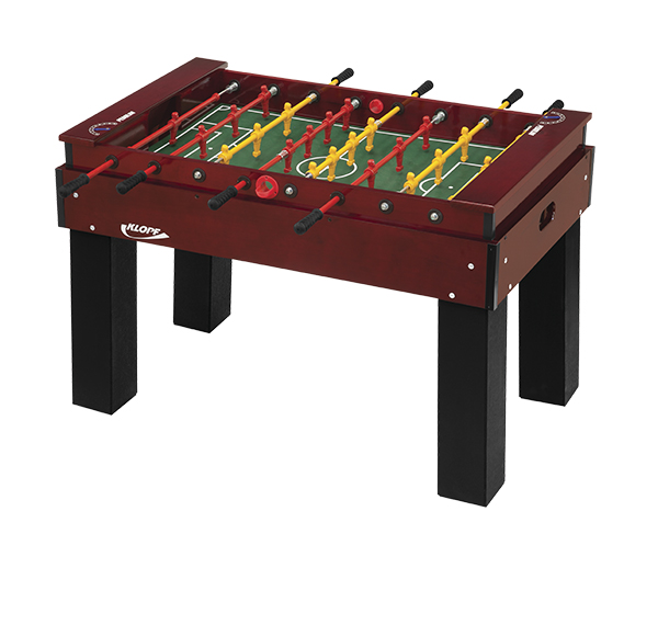 Mesa Pebolim em madeira maciça, com aplicação de verniz tingido