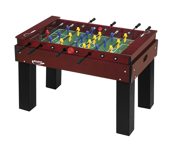 Mesa Pebolim em madeira maciça com aplicação de verniz tingido