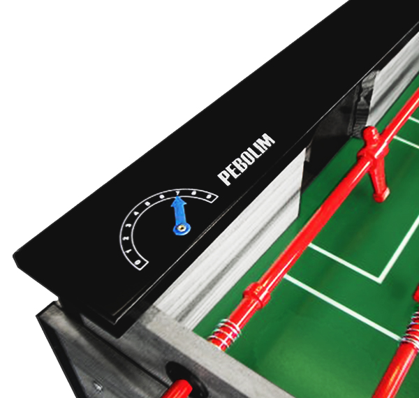Mesa Pebolim Madeira Maciça Metalizada