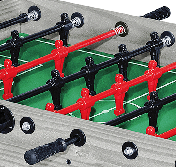 Mesa Pebolim Madeira Maciça Metalizada