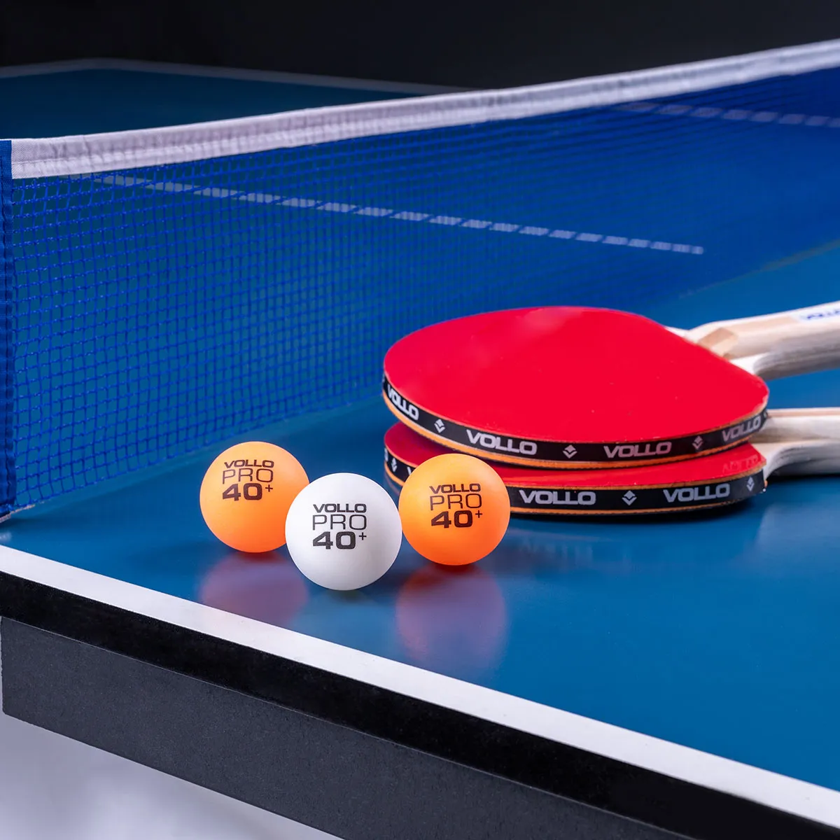 Kit Tênis de Mesa Ping Pong 2 Raquetes e 3 Bolas e Rede