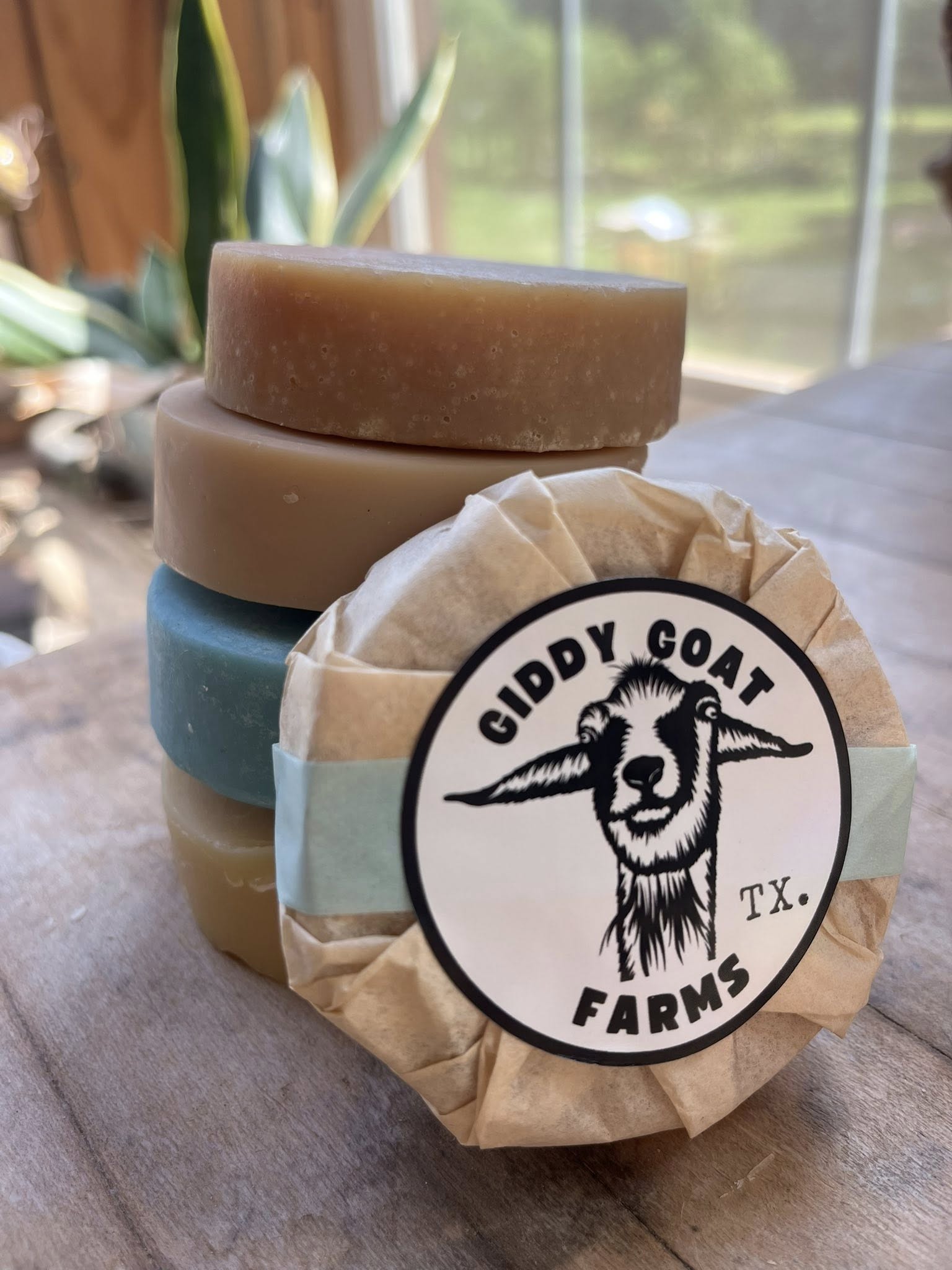 Round Goat Milk Soap