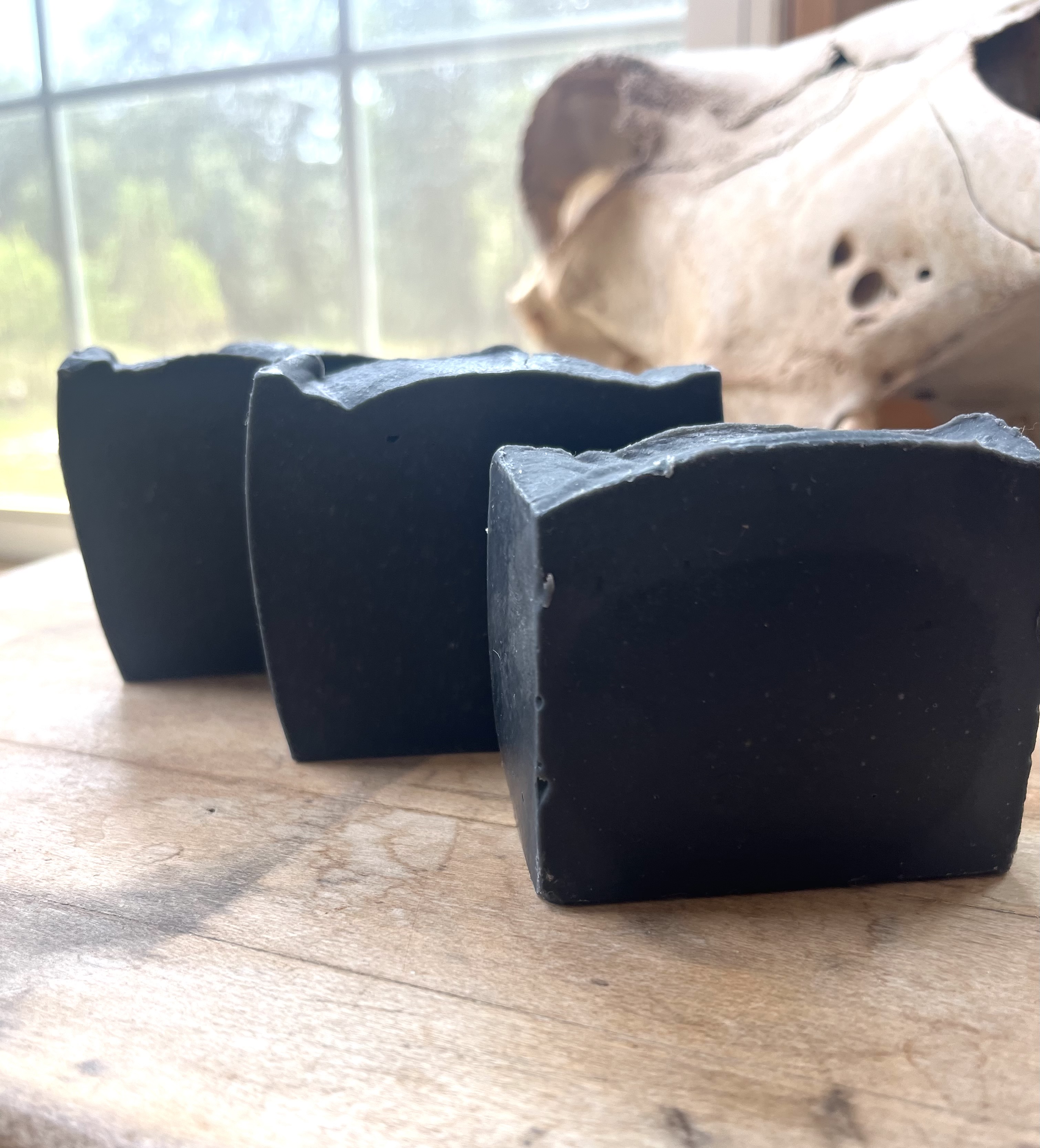 Activated Charcoal Geranium Goat Milk Soap