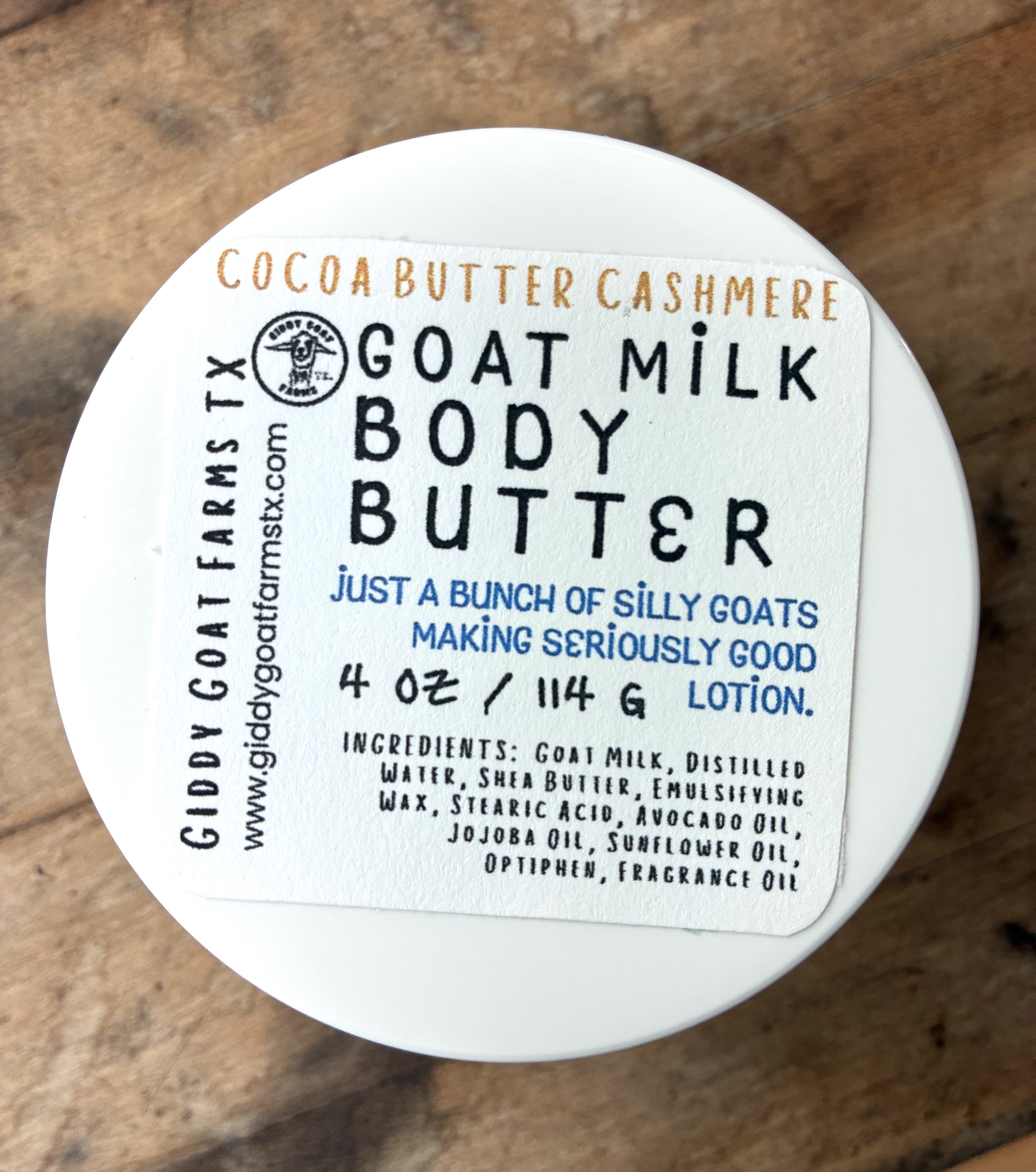 Goat Milk Body Butter 4 oz.