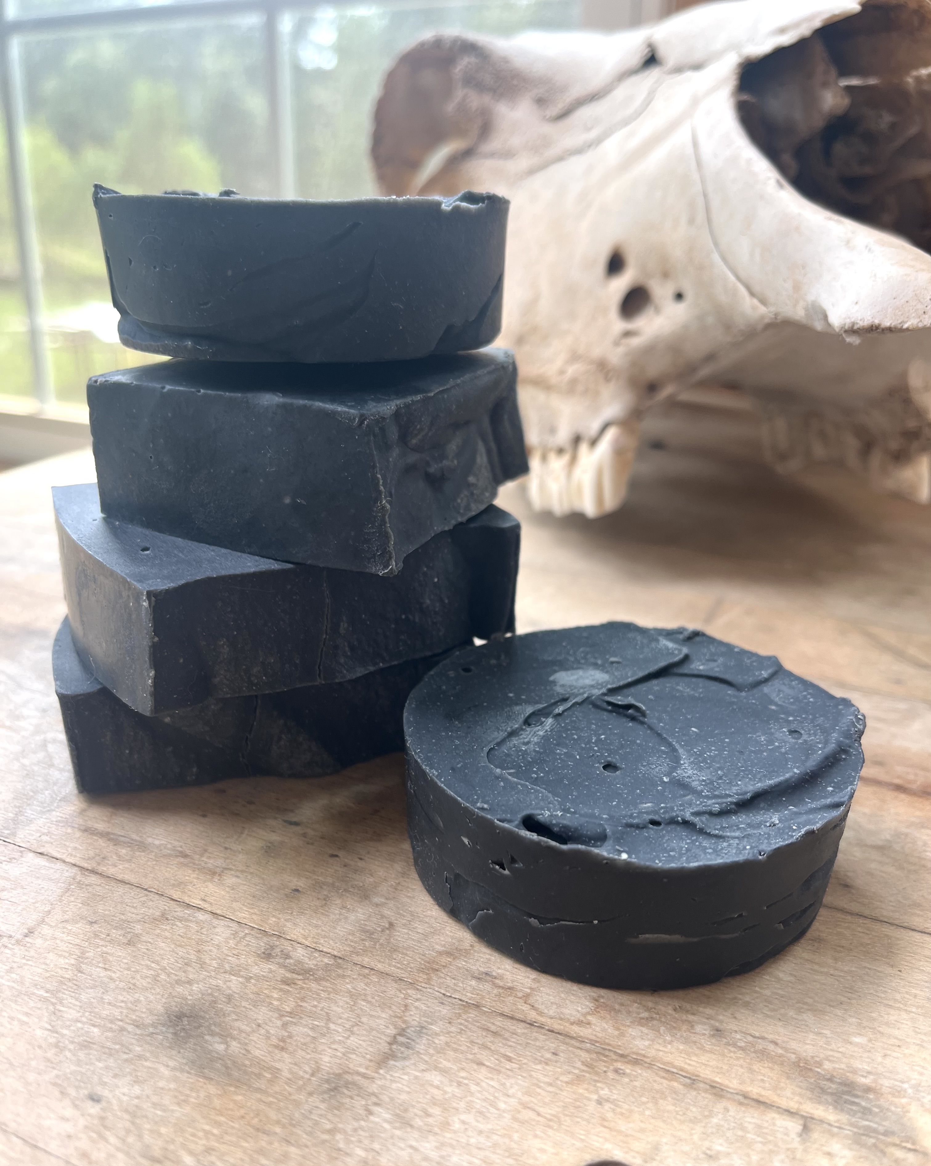 Activated Charcoal Geranium Goat Milk Soap