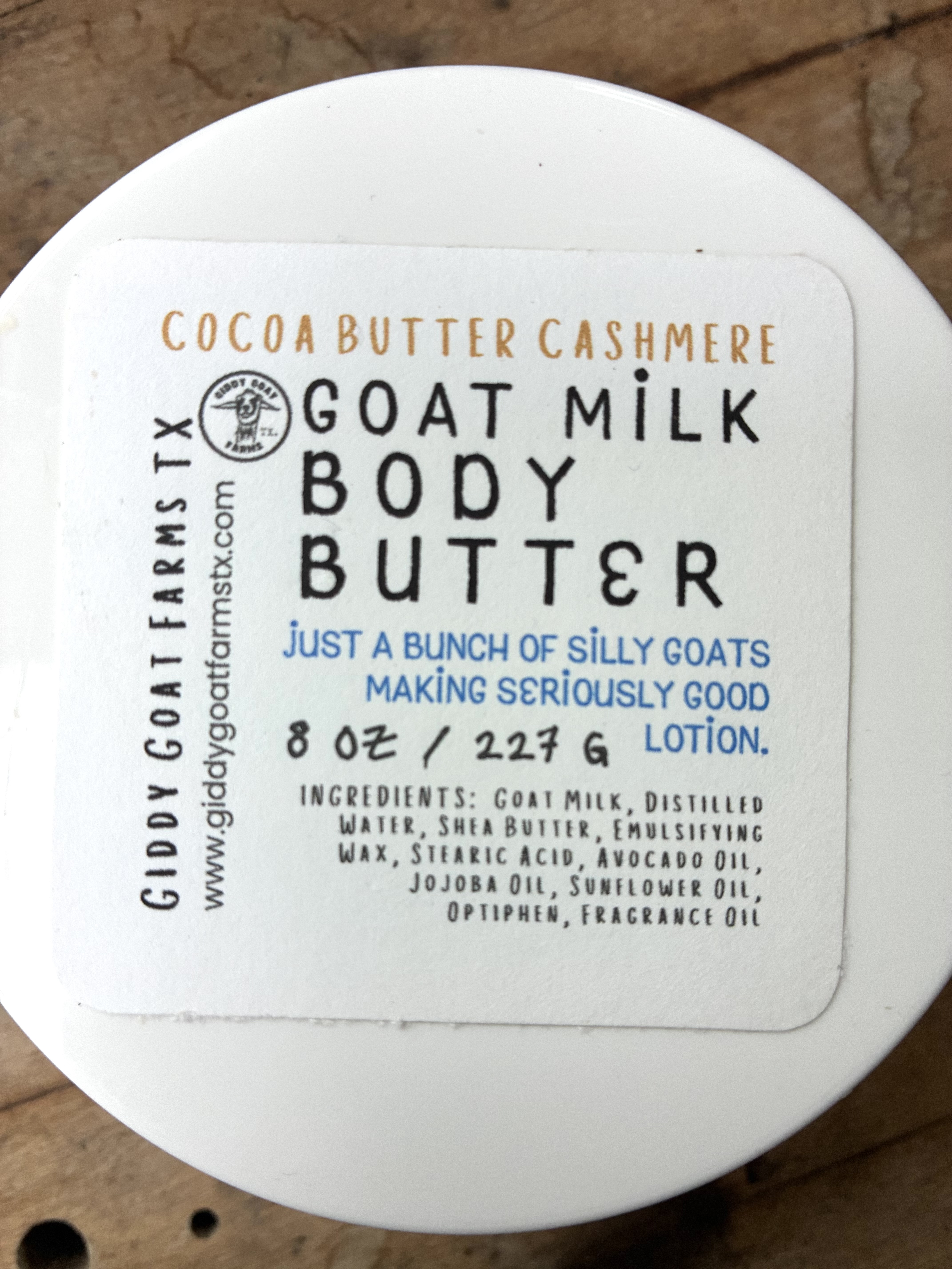 Goat Milk Body Butter 8 oz.