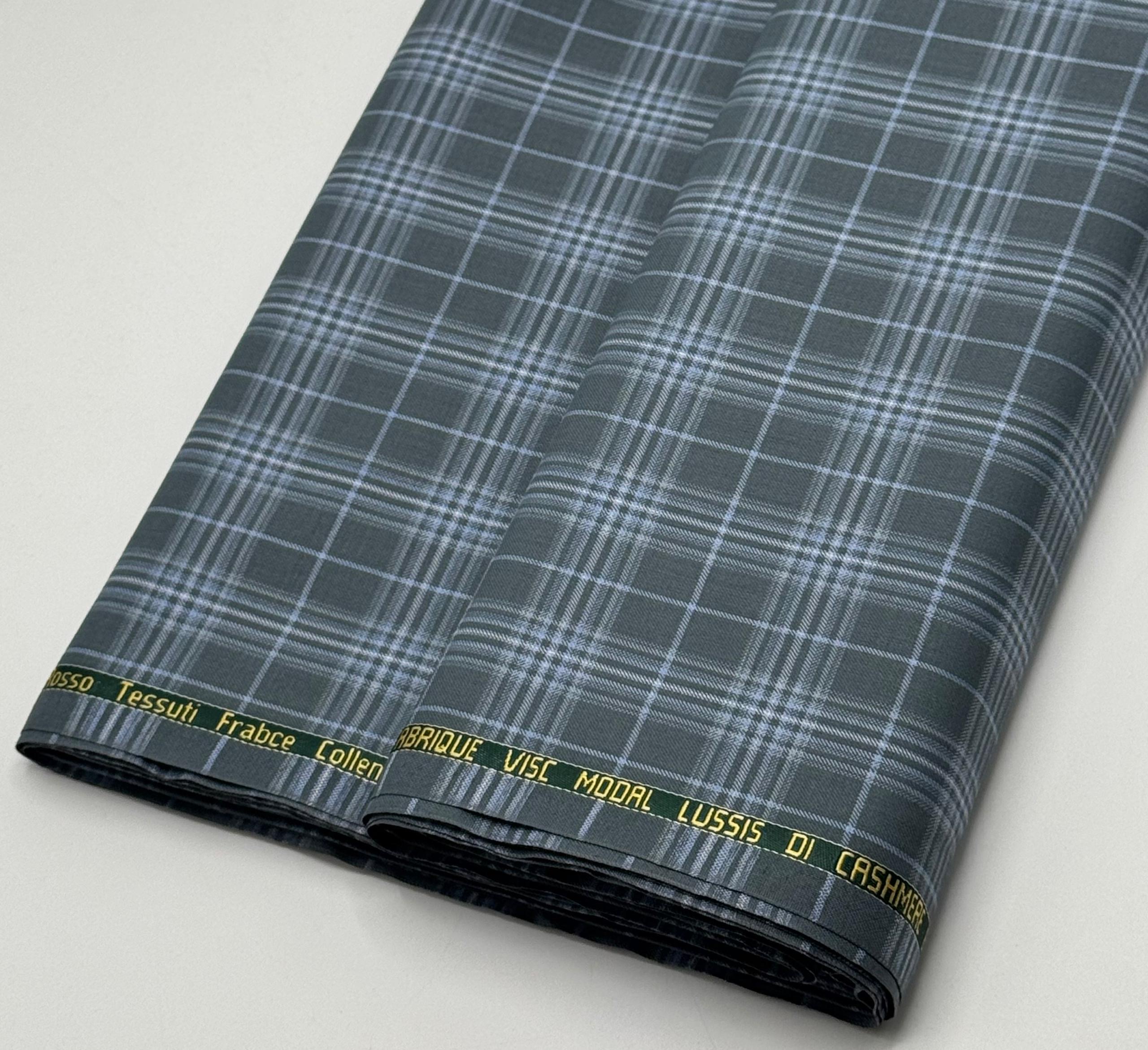 Premium Wool Plaid Fabric